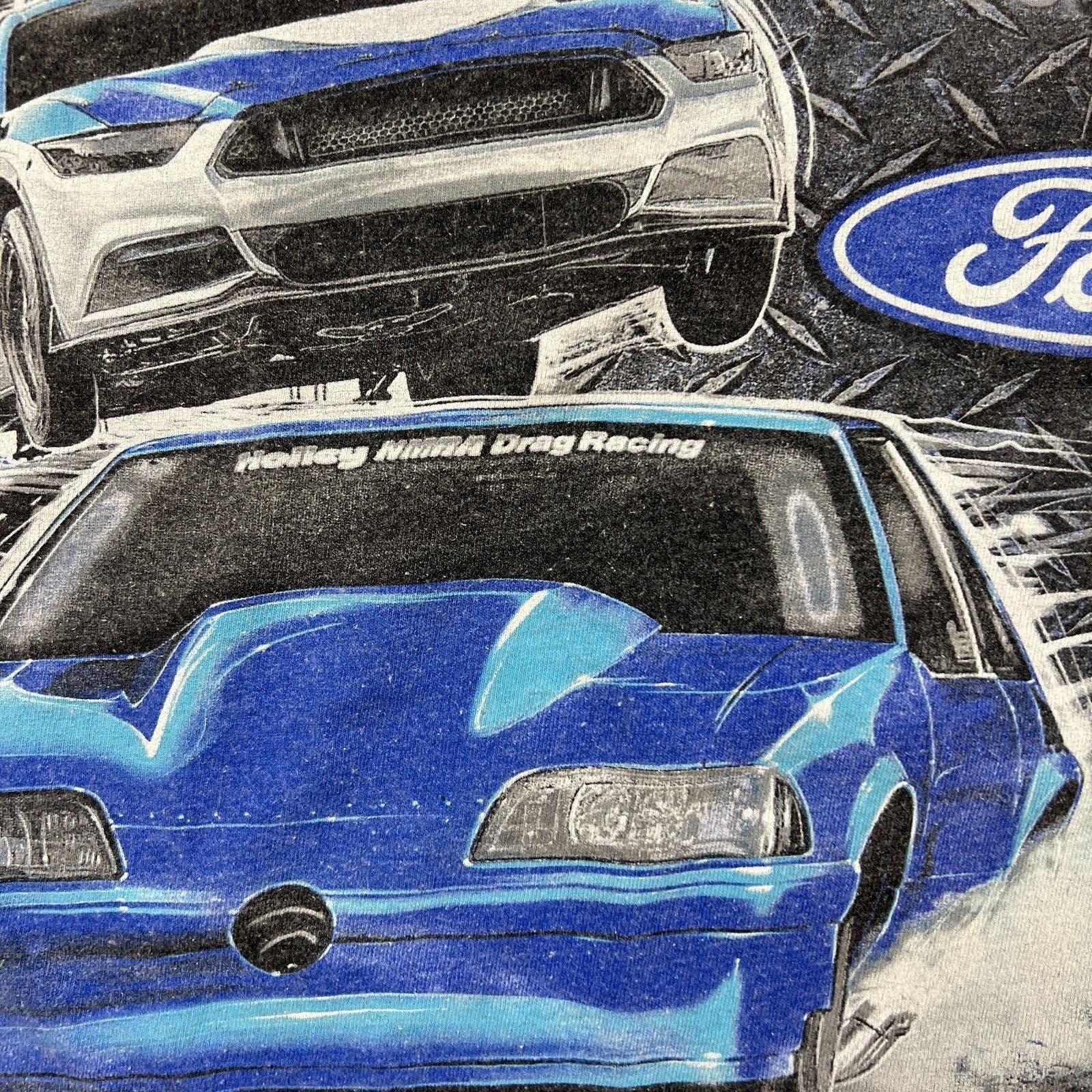 NASCAR × Vintage Vintage NMRA Ford Mustang T Shirt NASCAR Y2K Racing Tee Size US S / EU 44-46 / 1 - 3 Thumbnail