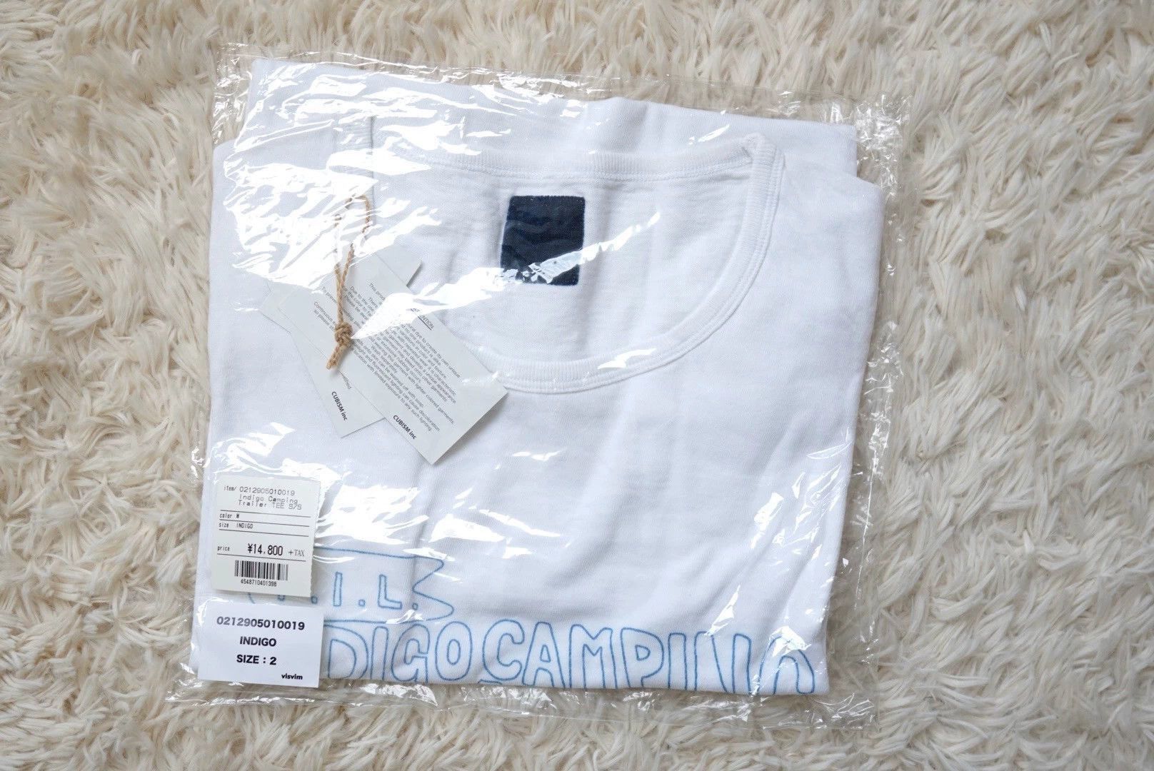 Visvim Indigo Camping Print Short Sleeve Tee Size US M / EU 48-50 / 2 - 1 Thumbnail