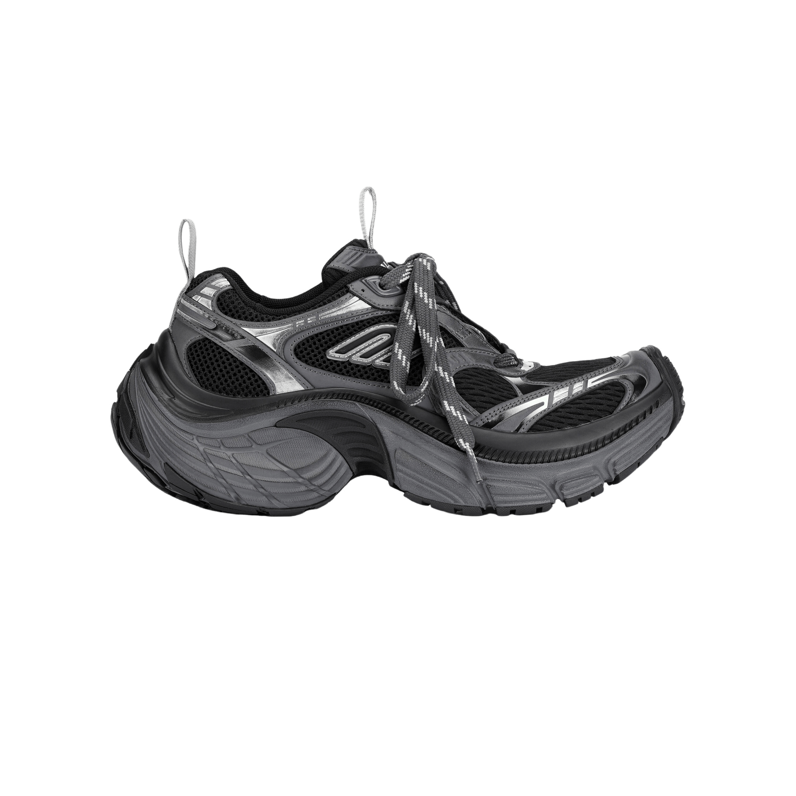 BALENCIAGA 6XL Men's Black Grey Sneakers New Authentic