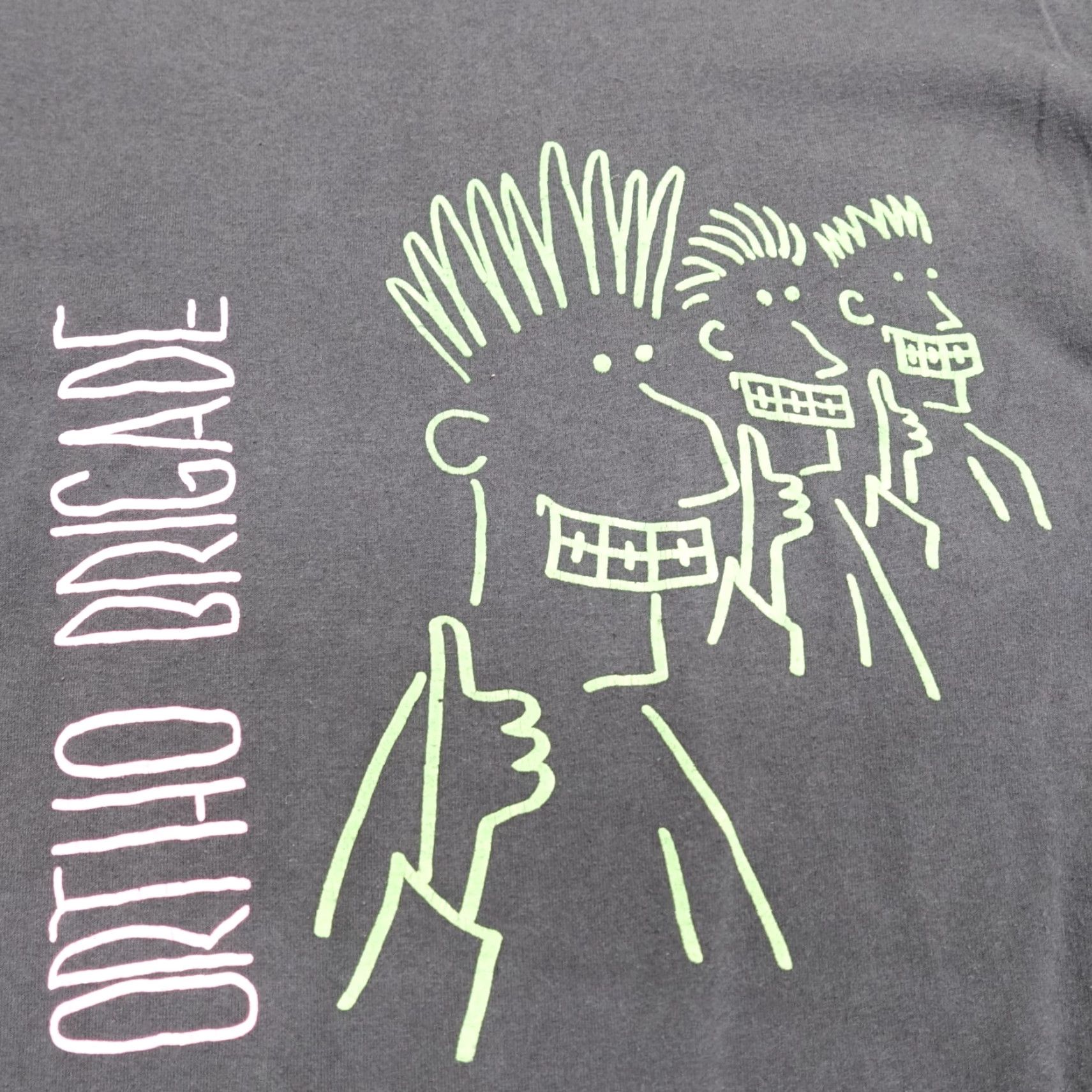 Vintage VINTAGE American Vintage Ortho Brigade Shirt M Black Short Sleeve Mens Funny Stitch Size US M / EU 48-50 / 2 - 2 Thumbnail