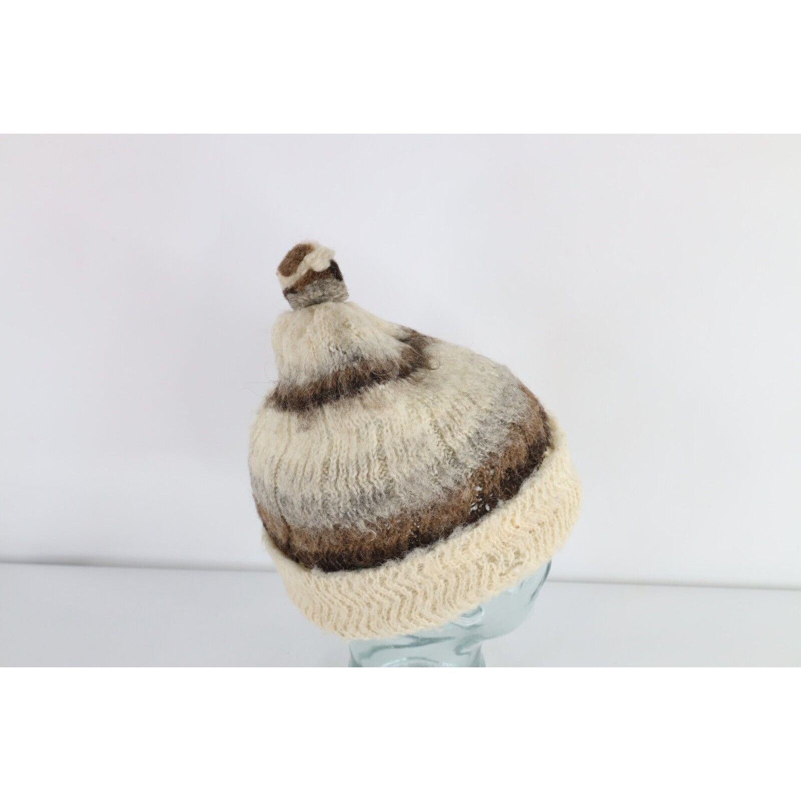 Vintage Vintage 70s Mid Century Modern MCM Iceland Handmade Wool Hat Size ONE SIZE - 6 Thumbnail