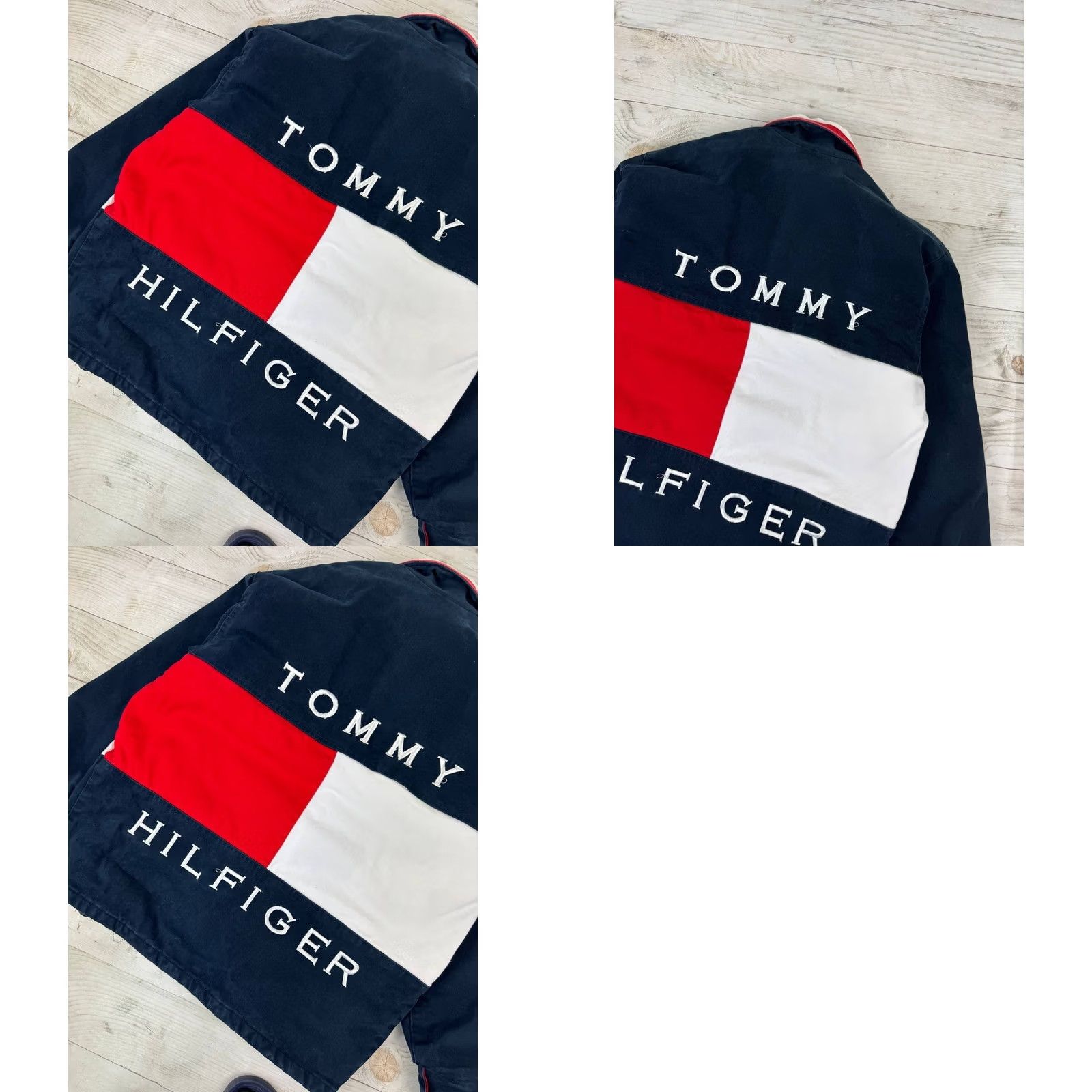 Tommy Hilfiger VINTAGE Tommy Hilfiger Denim Jacket 90s Big Logo USA Y2K Men Size L Blue Jackets Mens Size US L / EU 52-54 / 3 - 9 Thumbnail