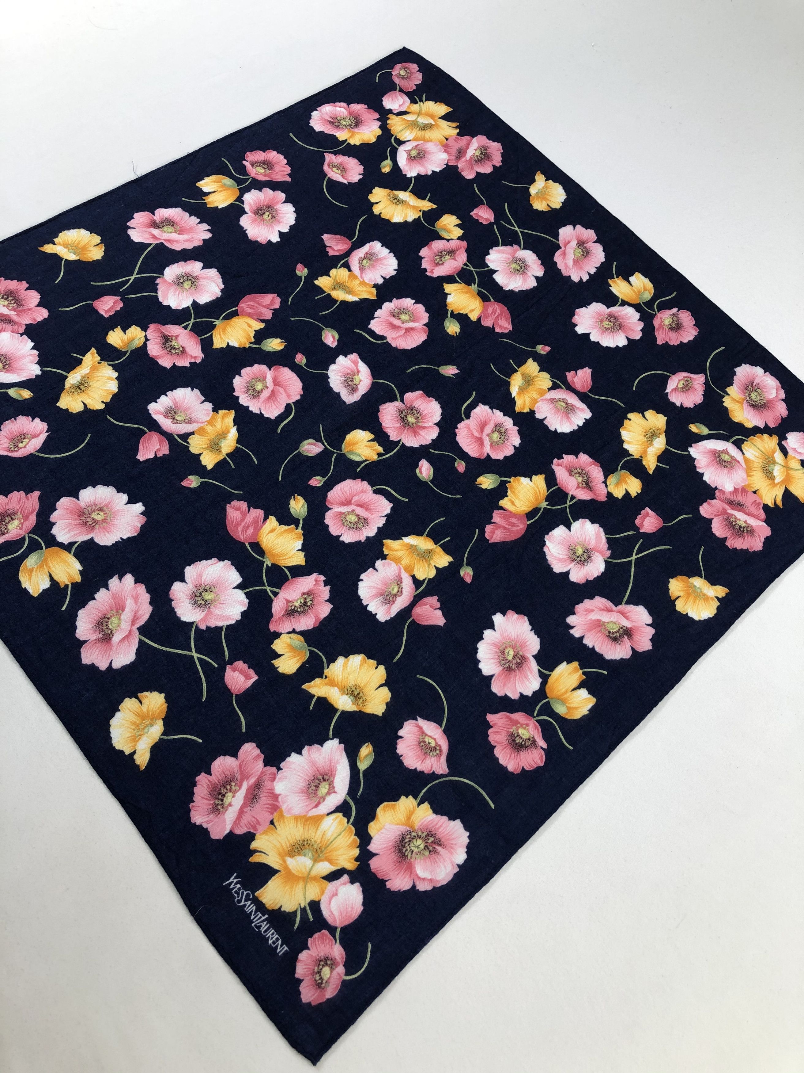 Vintage × Yves Saint Laurent Yves Saint Laurent Handkerchief / Bandana / Neckerchief Size ONE SIZE - 3 Thumbnail