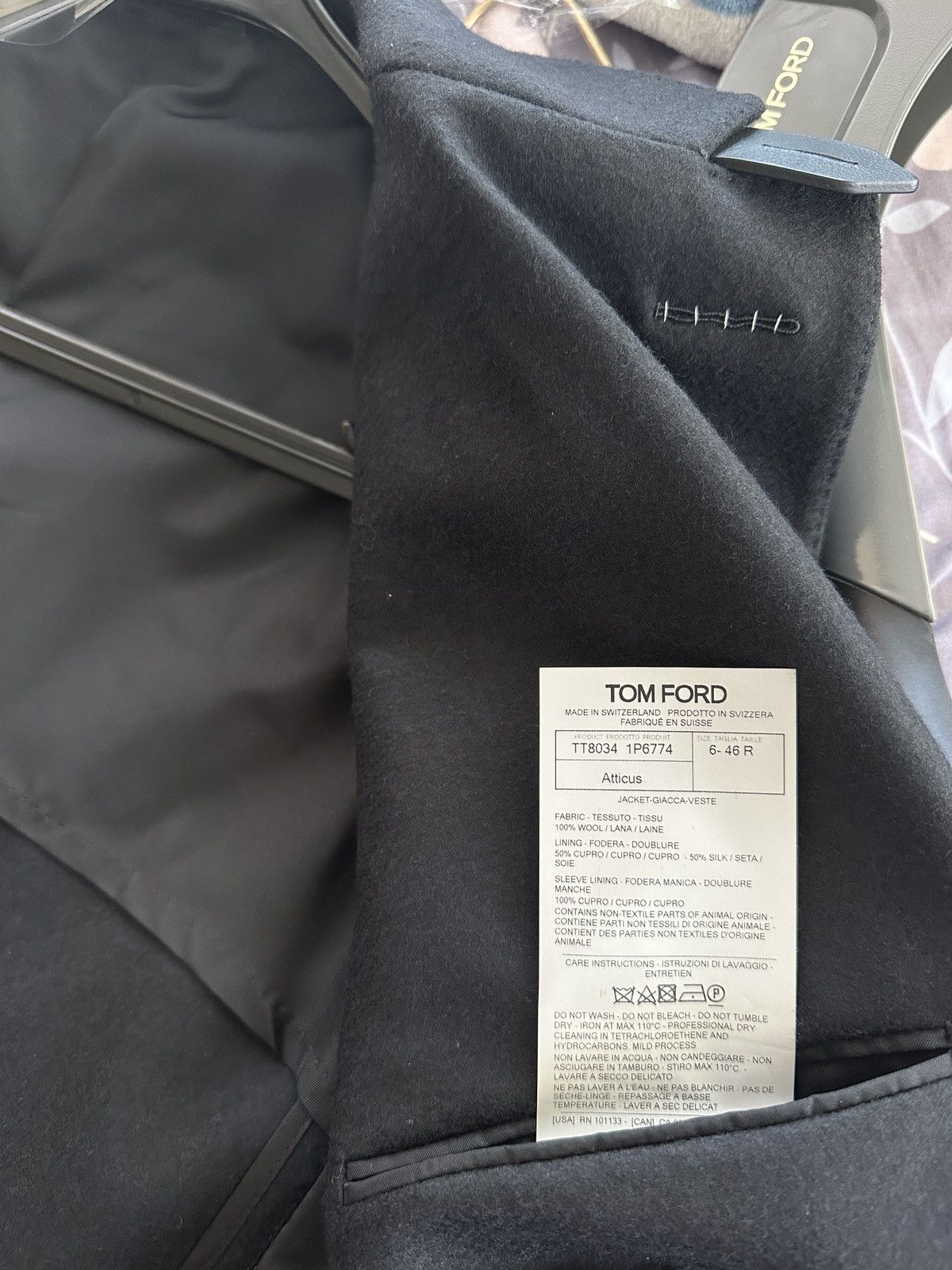 Tom Ford BNWT $5500 Tom Ford Blazer Men's 46R ATTICUS Size 46R - 8 Thumbnail