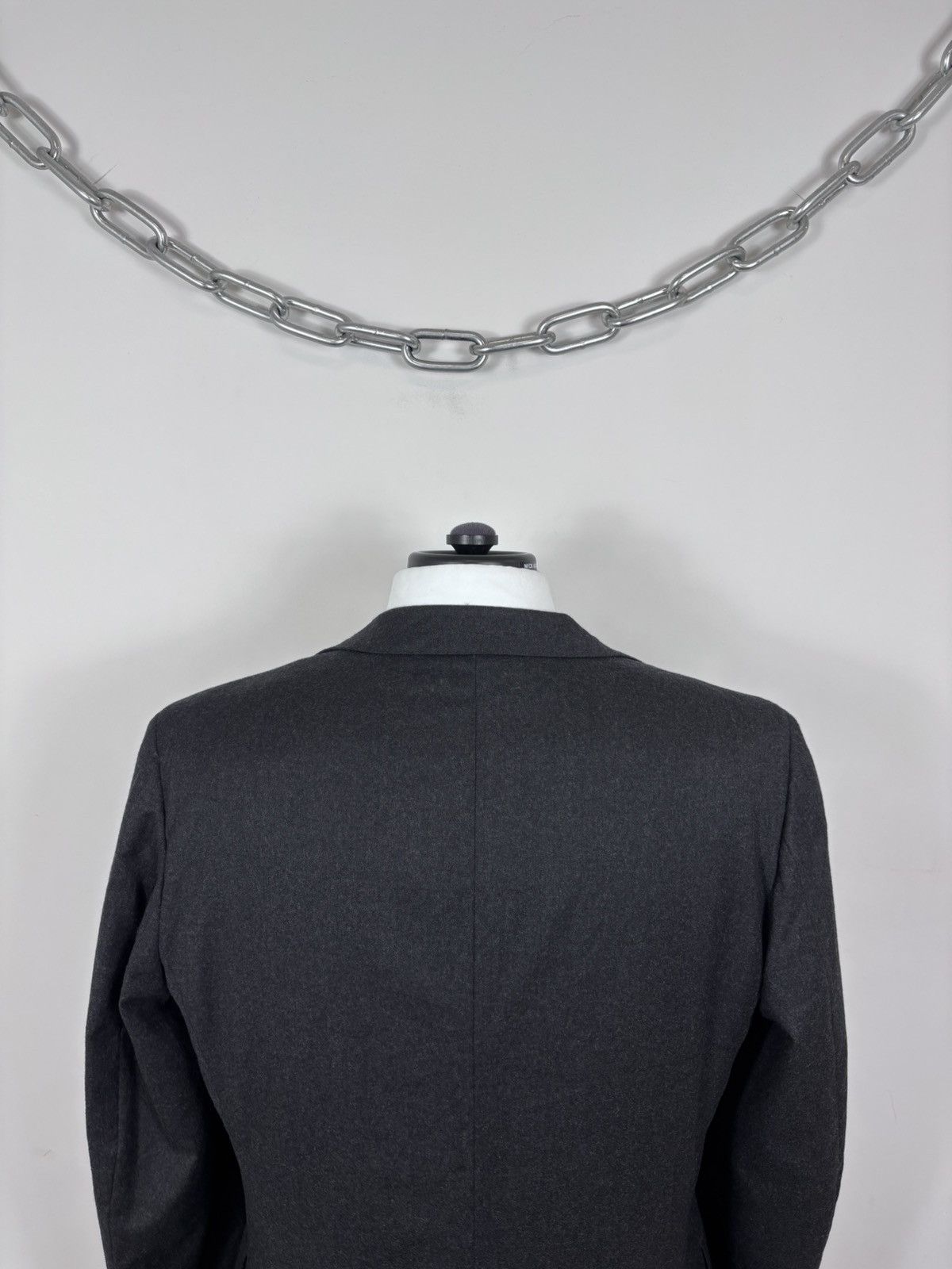 Suitsupply Suitsupply Men’s Charcoal Gray Wool Blazer Jacket 2-Buttons Size 42R - 11 Thumbnail
