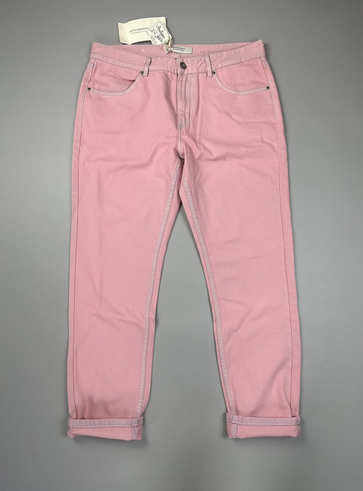 Scotch & Soda Unisex pink denim pants scotch&soda Size US 30 / EU 46 - 1 Thumbnail