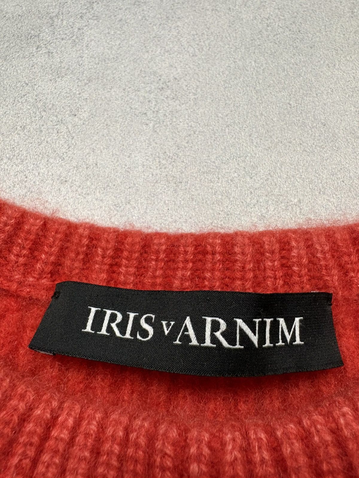 Iris von Arnim Iris Von Arnim Cashmere Peplum Knit Sweater Red M Italy Rare Size M / US 6-8 / IT 42-44 - 12 Thumbnail