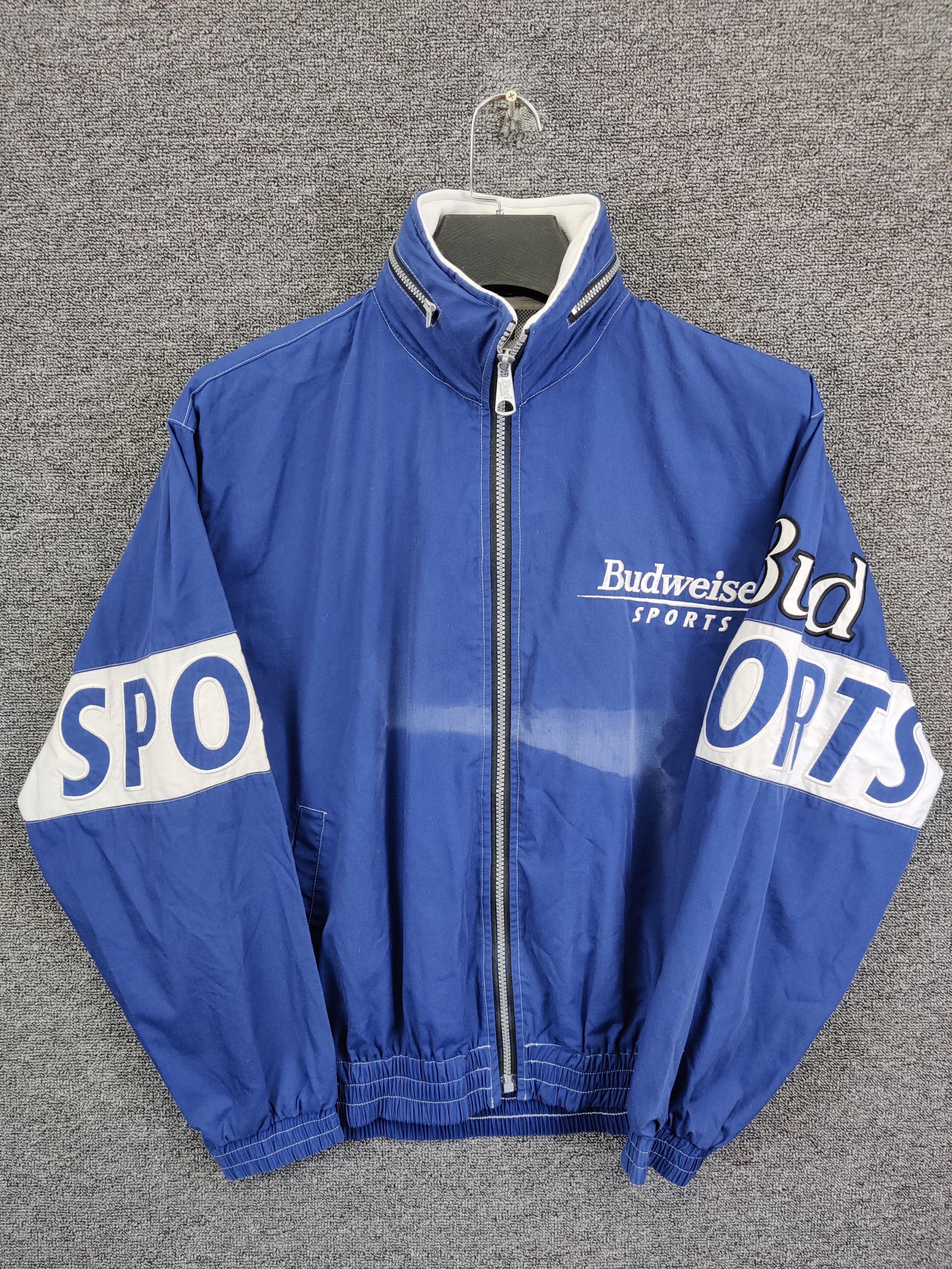Budweiser Vintage Budweiser Sports Embroidery Spellout Jacket Size US L / EU 52-54 / 3 - 1 Thumbnail