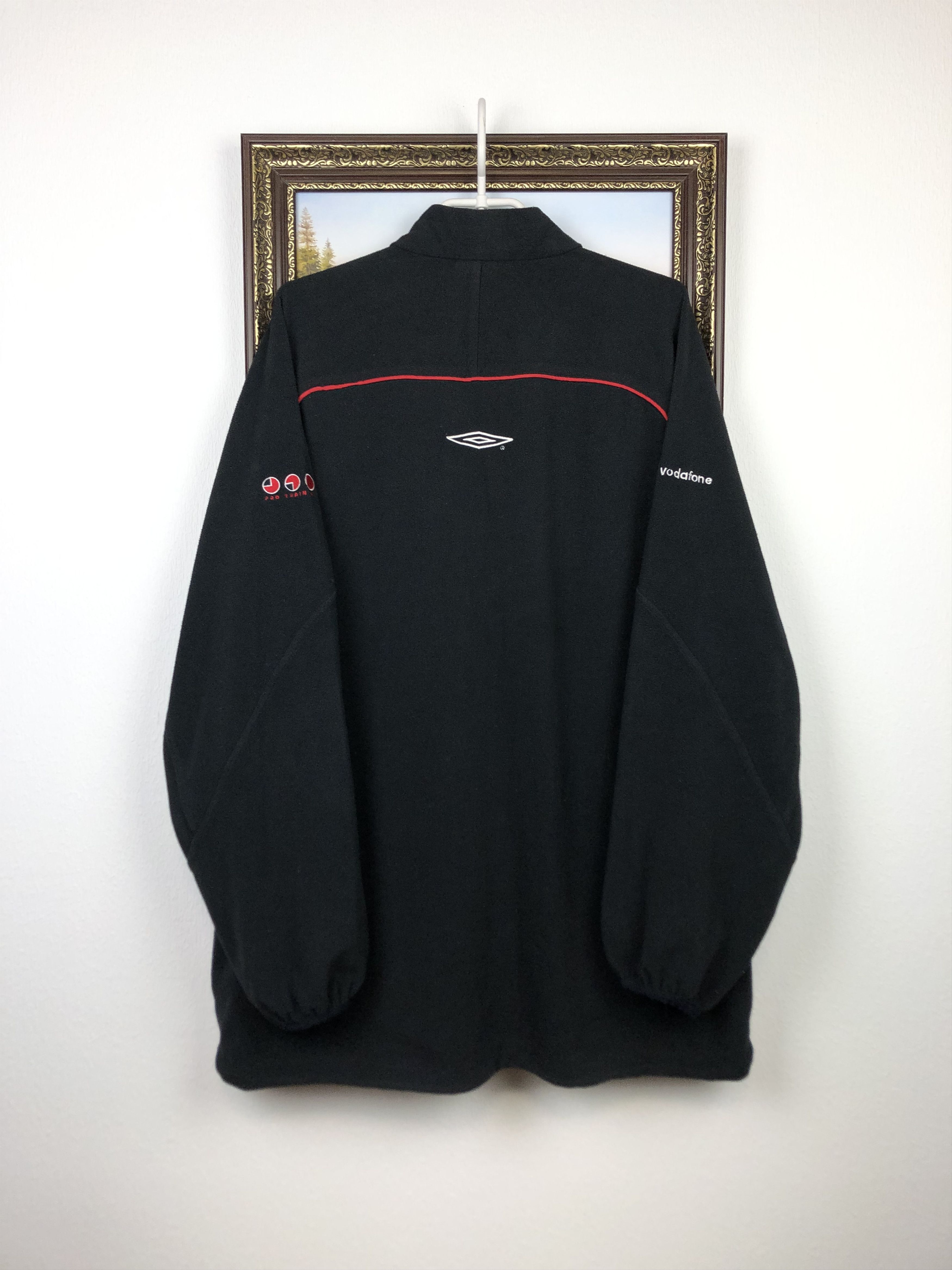 Umbro × Vintage Vintage Manchester United Fleece Jacket Soccer Sweatshirt Size US XL / EU 56 / 4 - 14 Thumbnail