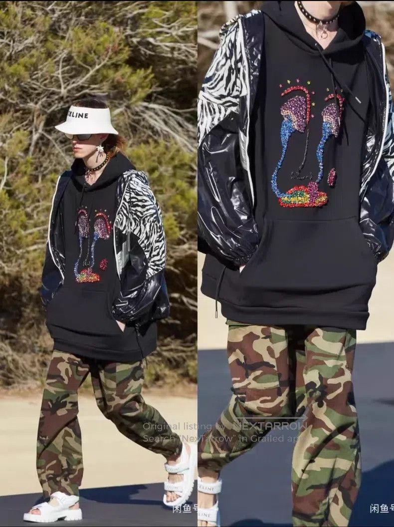 Celine Celine Colorful Diamond Artist Collab Hoodie Sweatshirt i Size US M / EU 48-50 / 2 - 6 Thumbnail