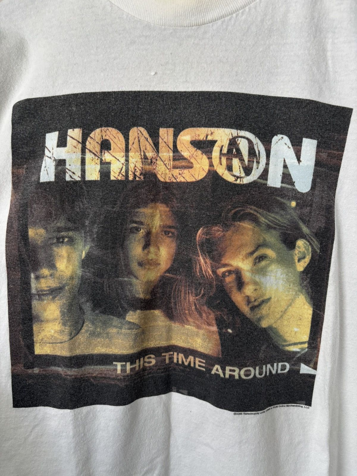 Vintage Vintage 2000 Hanson Tour T-Shirt Size US L / EU 52-54 / 3 - 8 Thumbnail