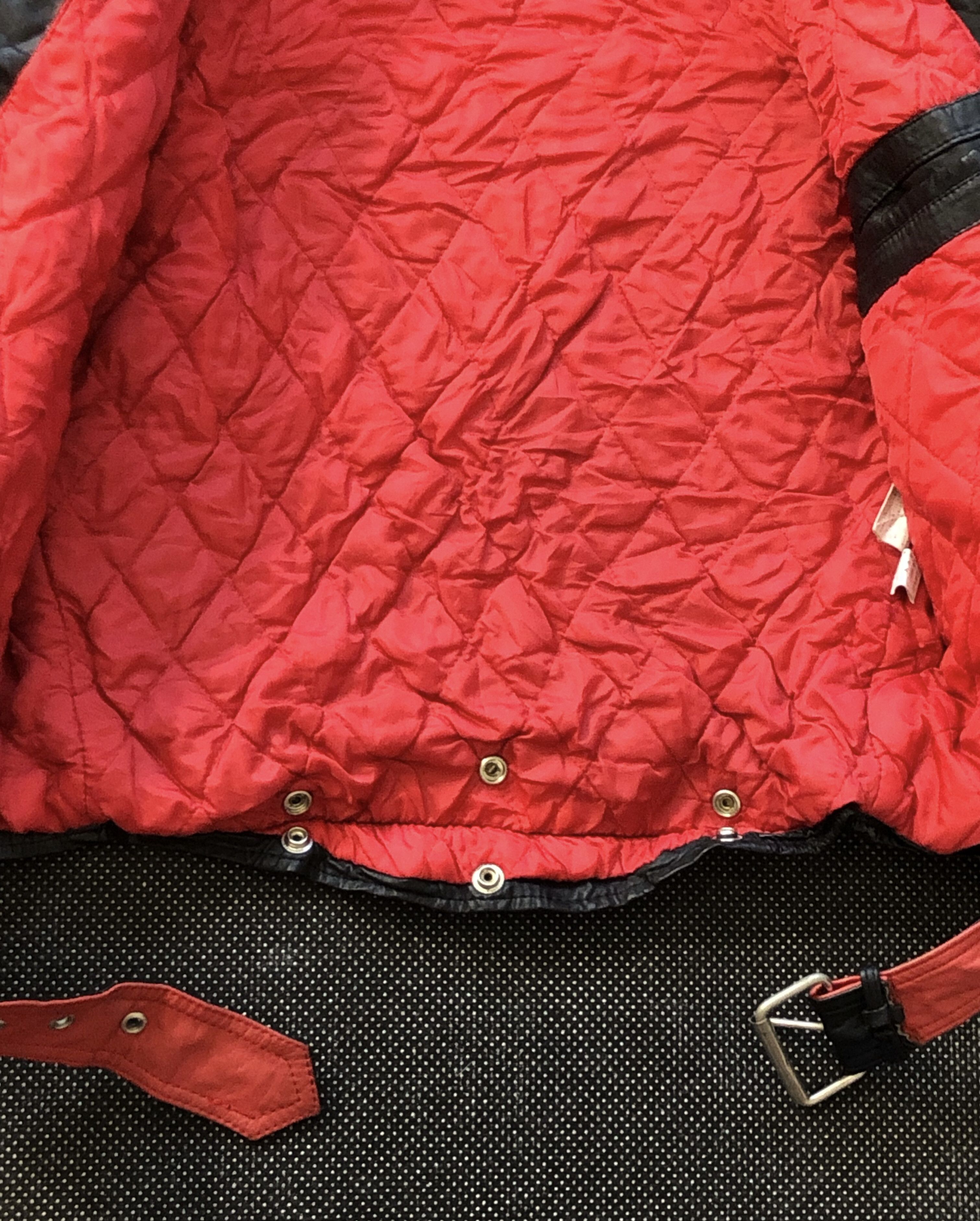 Japanese Brand SICK🔥80’S JAPAN COWHIDE DOUBLE COLLAR BONDAGE JACKET Size US S / EU 44-46 / 1 - 21 Thumbnail