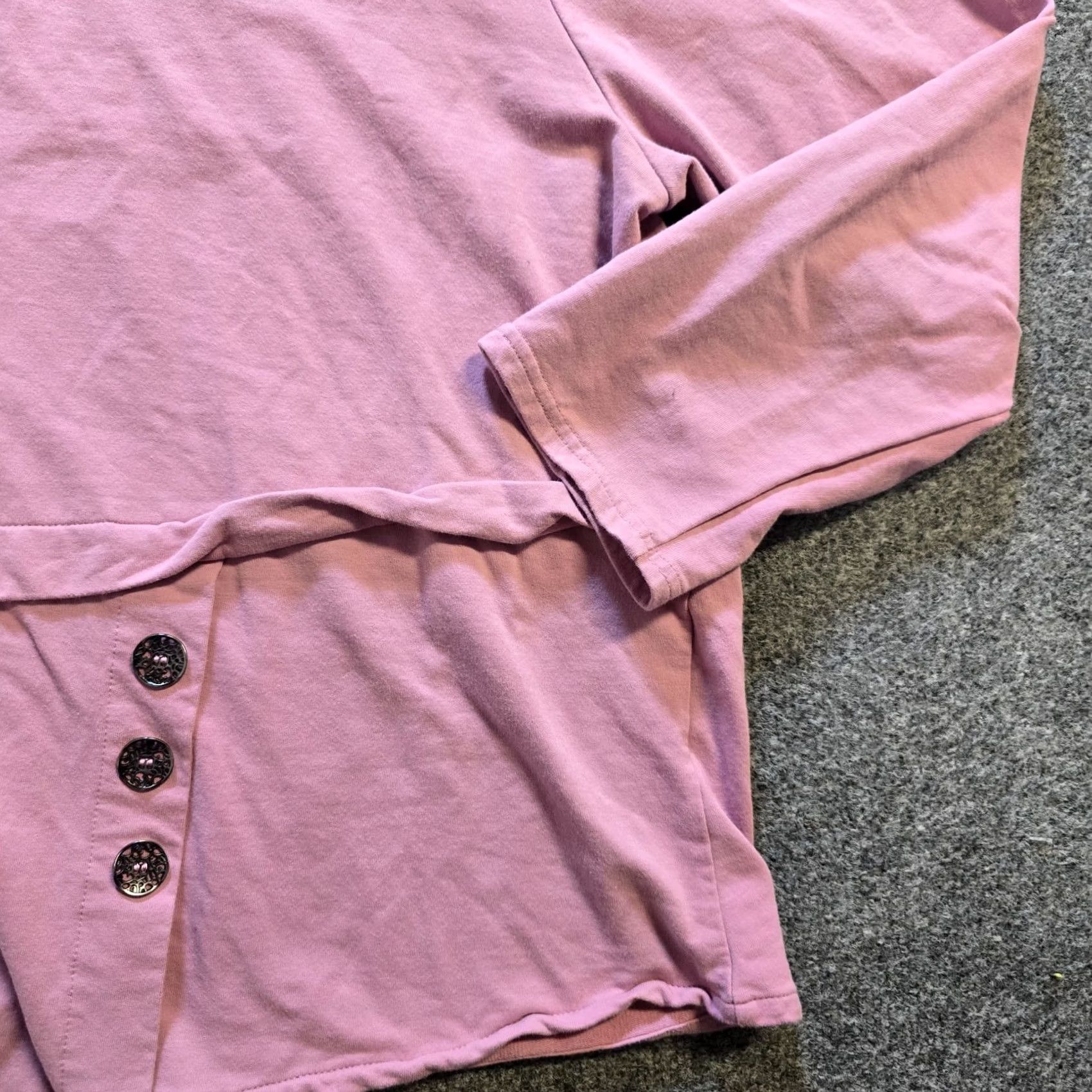 Vintage Lulu B Sweater Womens XL Pink Round Neck Long Sleeve Casual Pullover Knit Size XL / US 12-14 / IT 48-50 - 4 Thumbnail