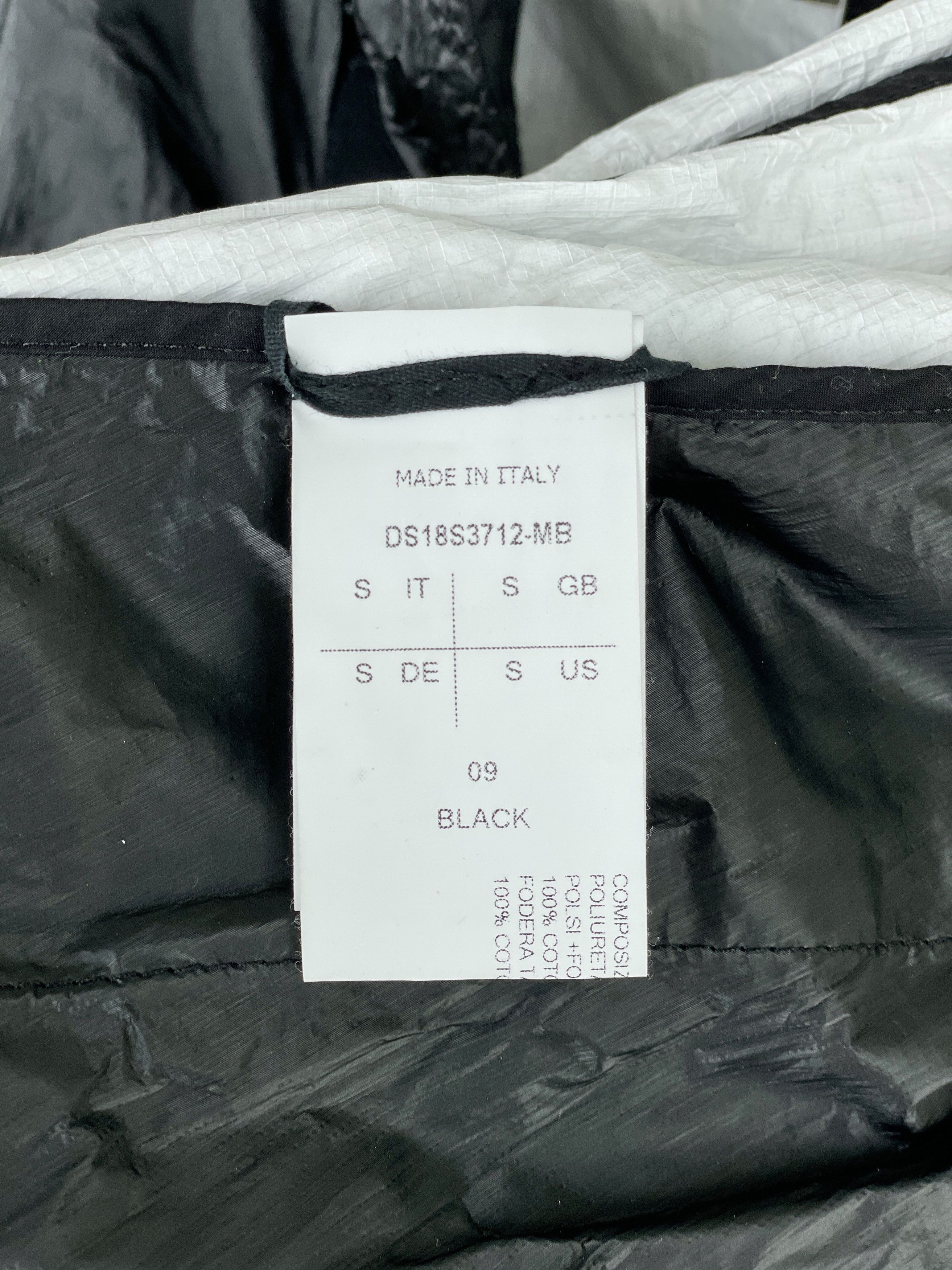 Rick Owens Drkshdw Rick Owens DRKSHDW SS18 Coated Exploder Parka 