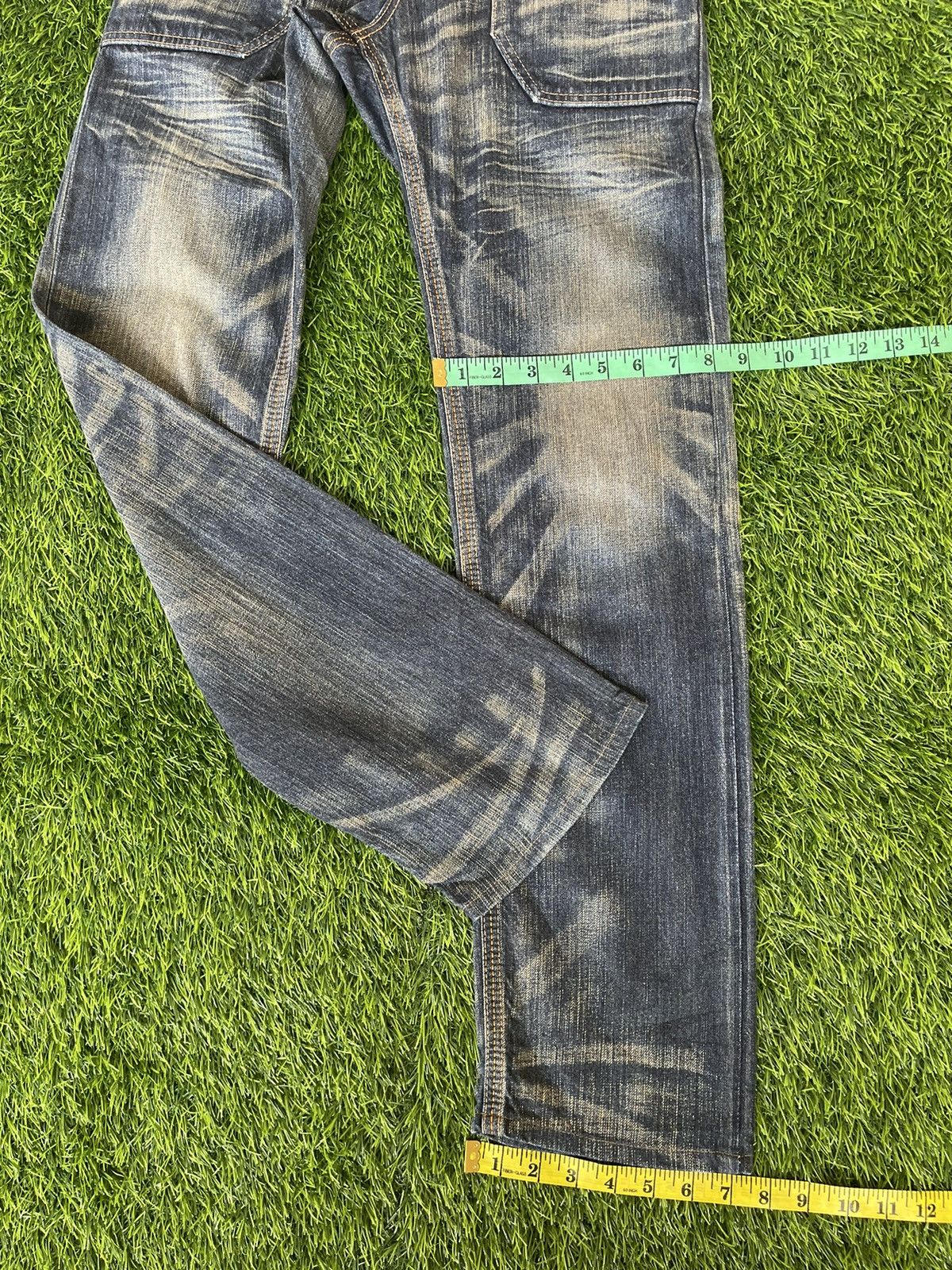 Edwin Exclusive Vintage 90s 🔥EDWIN🔥Bush Pants Blue Denim Size US 28 / EU 44 - 7 Thumbnail