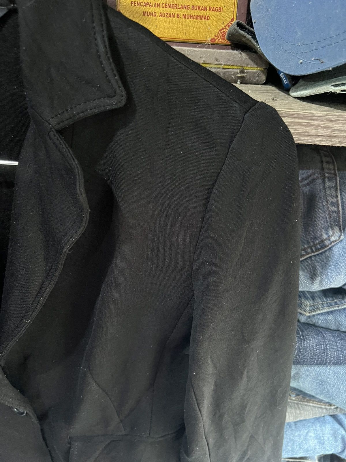 Yohji Yamamoto 🔥Inéd by Yohji Yamamoto Stretchable Blazer Size XS / US 0-2 / IT 36-38 - 5 Thumbnail