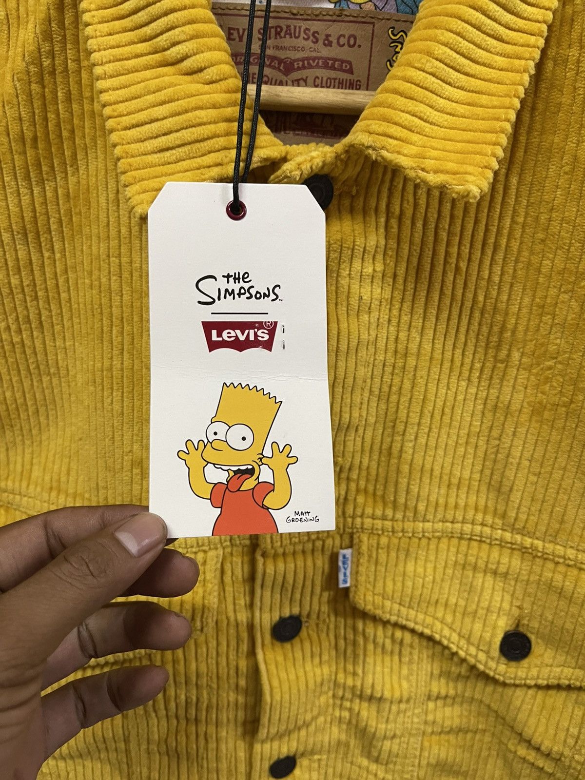 Levi's Levi's x The Simpsons Corduroy Trucker Jacket🔥🔥🔥 Size US M / EU 48-50 / 2 - 6 Thumbnail