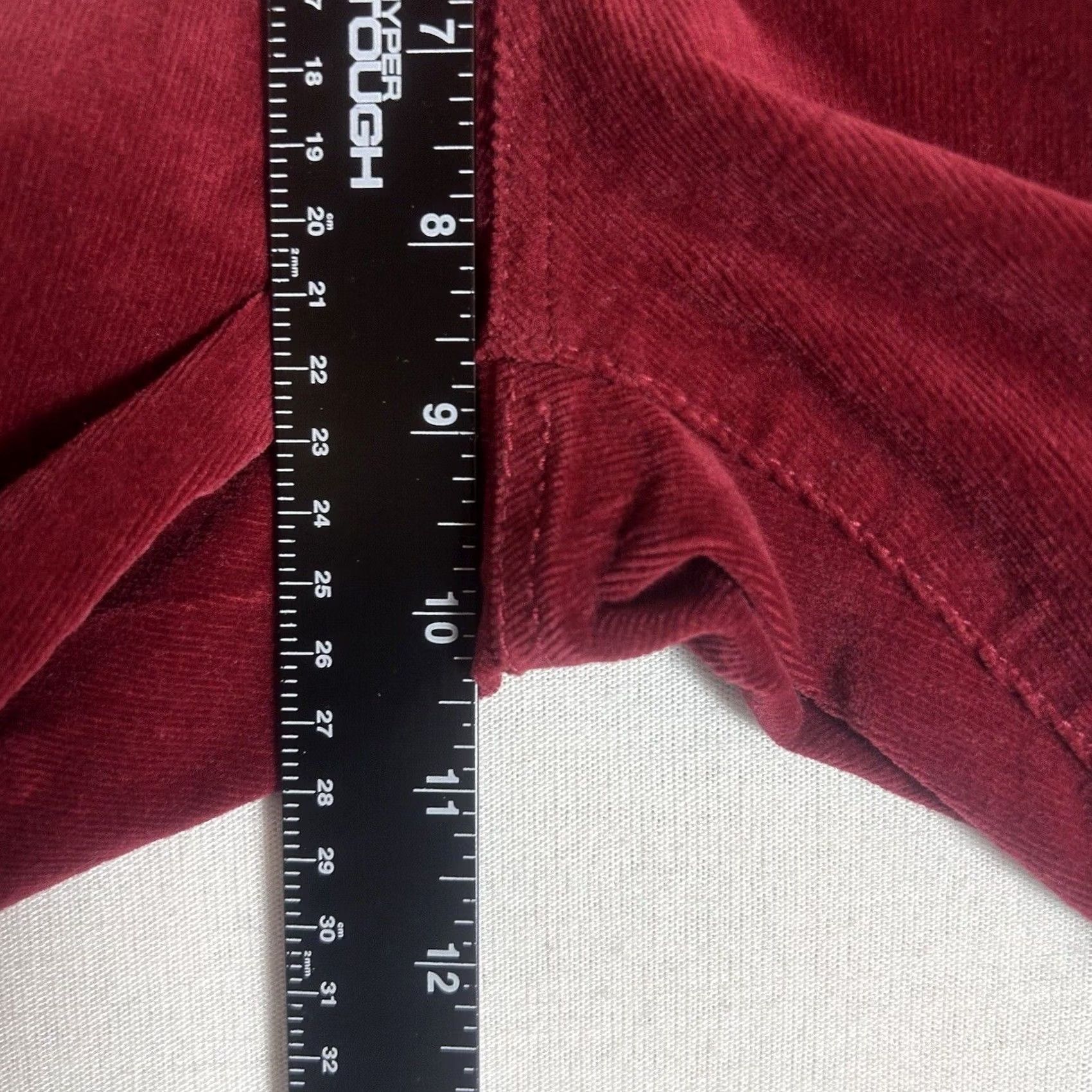 Vintage KUT from the Kloth Diana Skinny Corduroy Pants Womens 4 Red Mid Rise Slim Jeans Casual Size 27" / US 4 / IT 40 - 6 Thumbnail