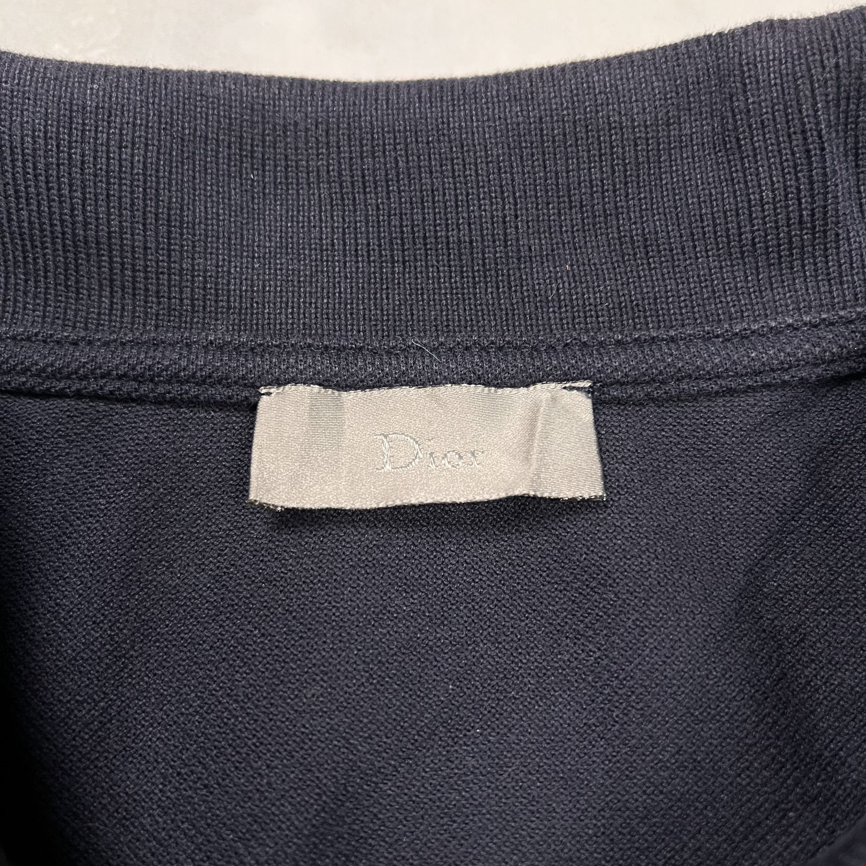 Dior Dior Poloshirt Small Logo Embroiderry Navy Size US L / EU 52-54 / 3 - 5 Thumbnail