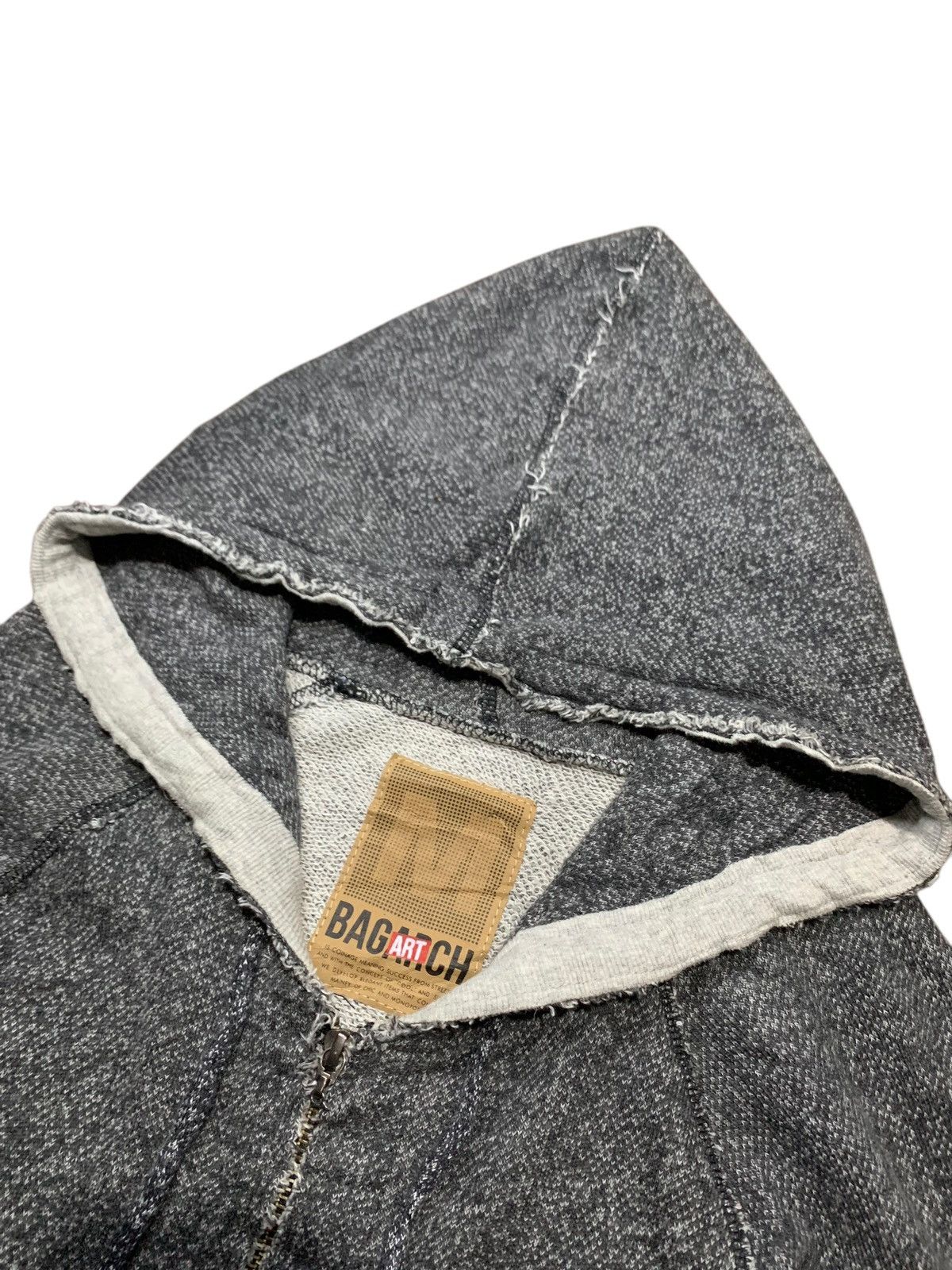If Six Was Nine × Japanese Brand × Le Grande Bleu (L.G.B.) 2000s Bagarch distressed slim zip hoodie ifsixwasnine lgb Size US M / EU 48-50 / 2 - 4 Thumbnail