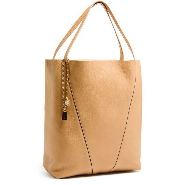 Chloe Chloe Large Spin Boyish Brown Grained Leather Tote Bag New & Size ONE SIZE - 3 Thumbnail