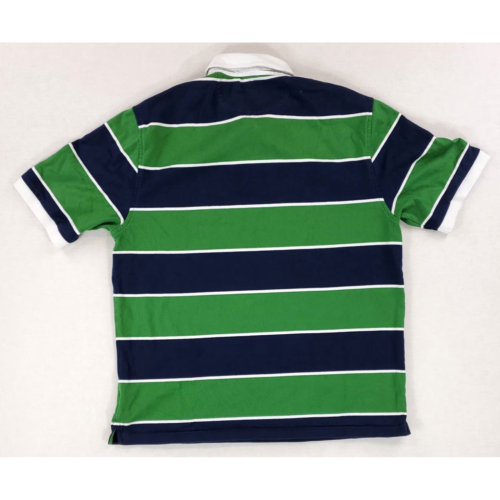 Brooks Brothers Brook Brothers 346 Polo Rugby Shirt Multicolor Striped Mens L Blue Green White Polo Shirt Mens L Size US L / EU 52-54 / 3 - 4 Thumbnail
