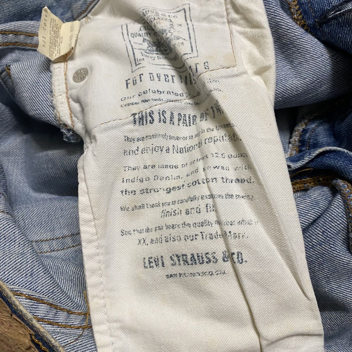 Levi's Vintage 90s Levis 501 Big E Selvedge Jeans Size US 28 / EU 44 - 22 Thumbnail