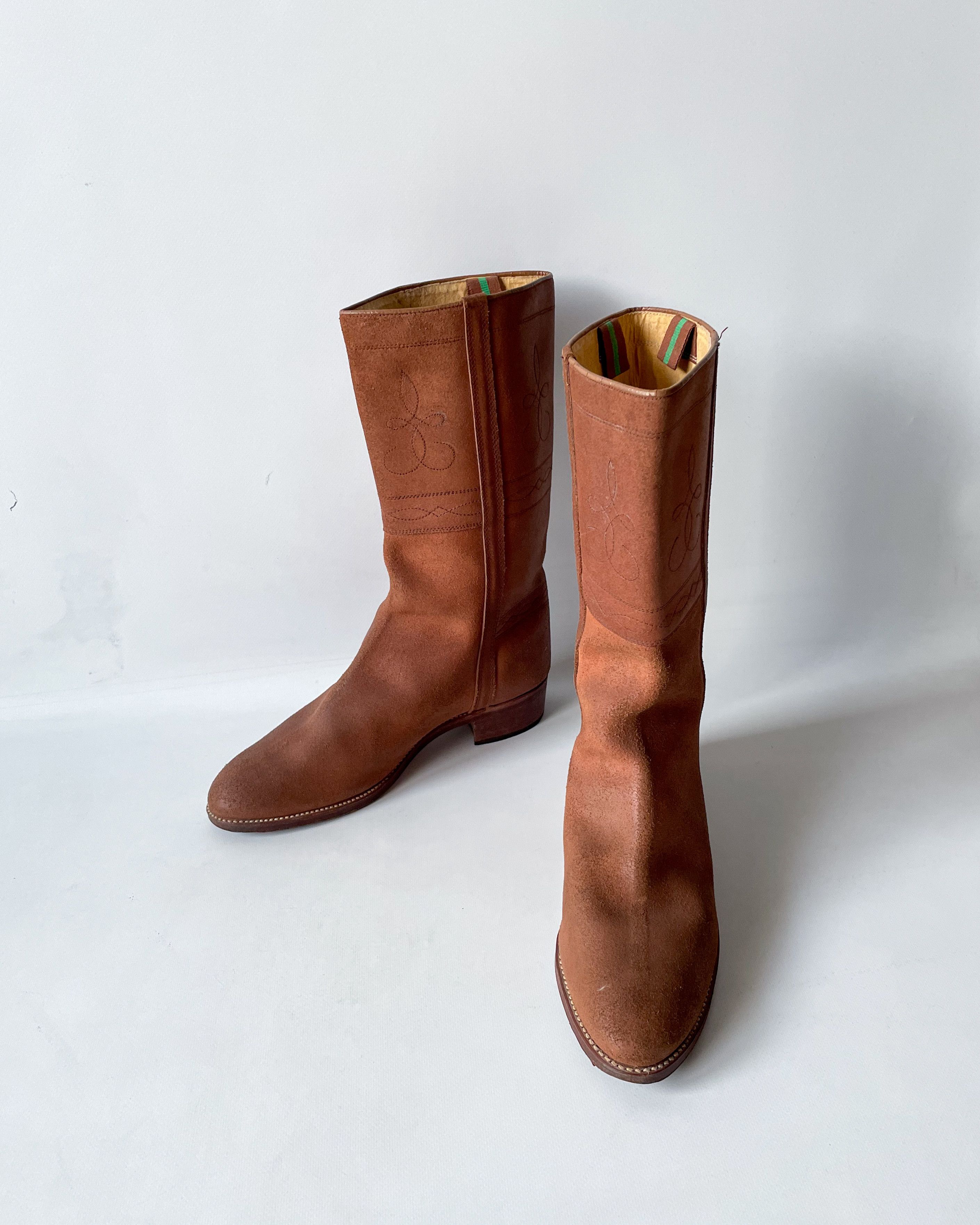 Vintage Men’s Leather Boots Valverde del Camino Handmade Spain Size US 10 / EU 43 - 4 Thumbnail