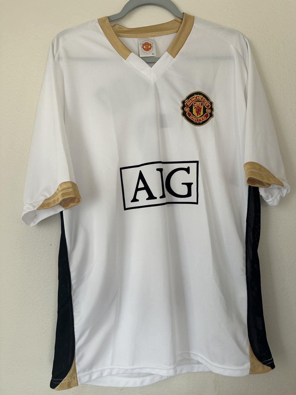 Umbro Vintage Manchester United Soccer Away Jersey #7 Ronaldo Away Size US XL / EU 56 / 4 - 3 Thumbnail