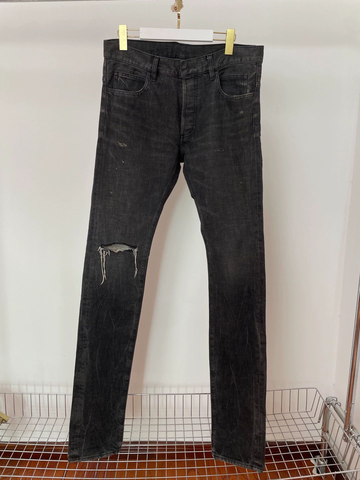Balmain Balmain Knife Cut Straight Leg Jeans New Size US 30 / EU 46 - 1 Thumbnail