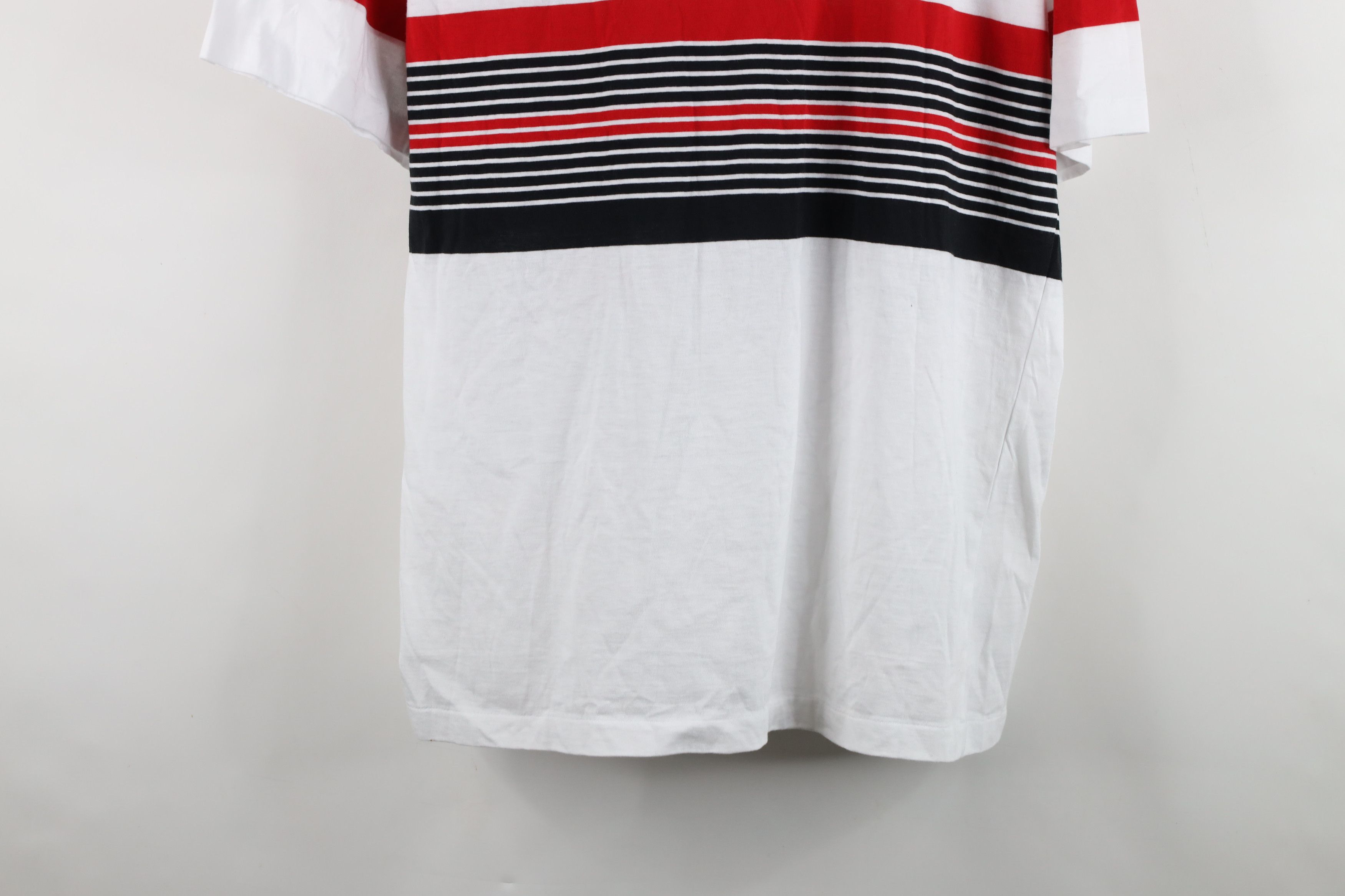 Vintage Vintage 90s Streetwear Block Knit Collared Golf Polo Shirt Size US XL / EU 56 / 4 - 14 Thumbnail