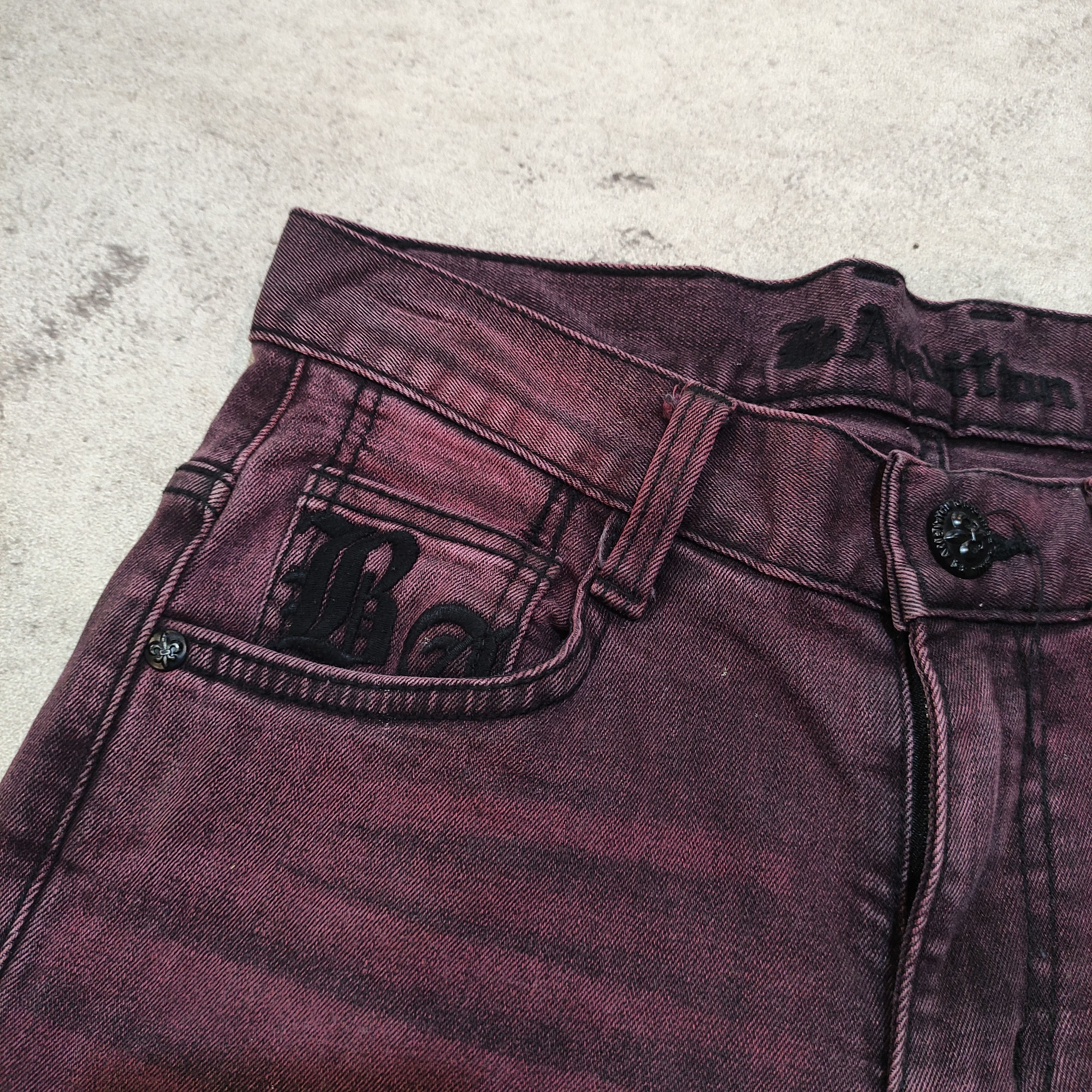 Le Grande Bleu (L.G.B.) Be Ambition Bikers Pants — early 2000s Vkei Biker Vibe Size US 28 / EU 44 - 13 Thumbnail