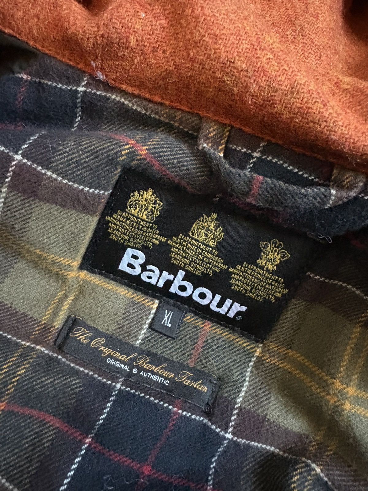 Barbour vintage waxed barbour hooded field jacket Size US XL / EU 56 / 4 - 7 Thumbnail