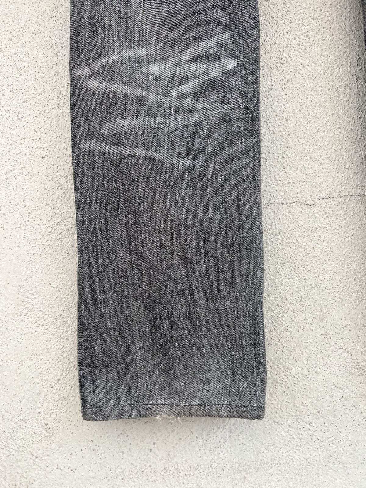 Schlussel Vintage Schlussel Japan Ripped Distressed Denim Grey Jeans Size US 31 - 19 Thumbnail