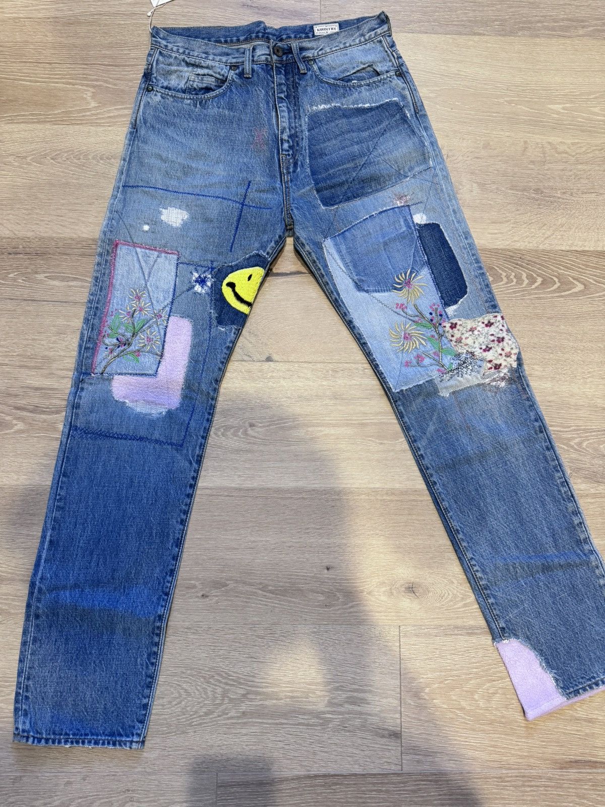 Kapital KAPITAL OKABILLY PATCHWORK DENIM Size US 34 / EU 50 - 1 Thumbnail