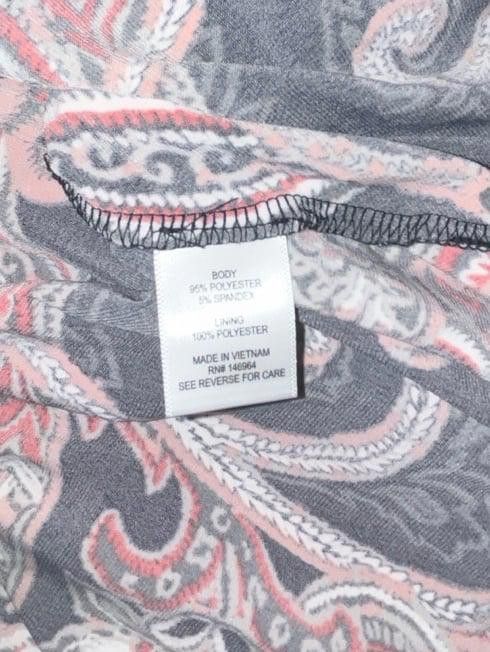 Designer NWT Signature by Robbie Bee 1X dress black paisley Size XL / US 12-14 / IT 48-50 - 7 Thumbnail