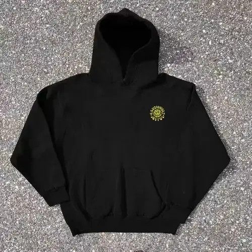 Other Hip Hop Retro Smiley Print Casual Loose L Hooded Sweatshirt Size US L / EU 52-54 / 3 - 2 Thumbnail