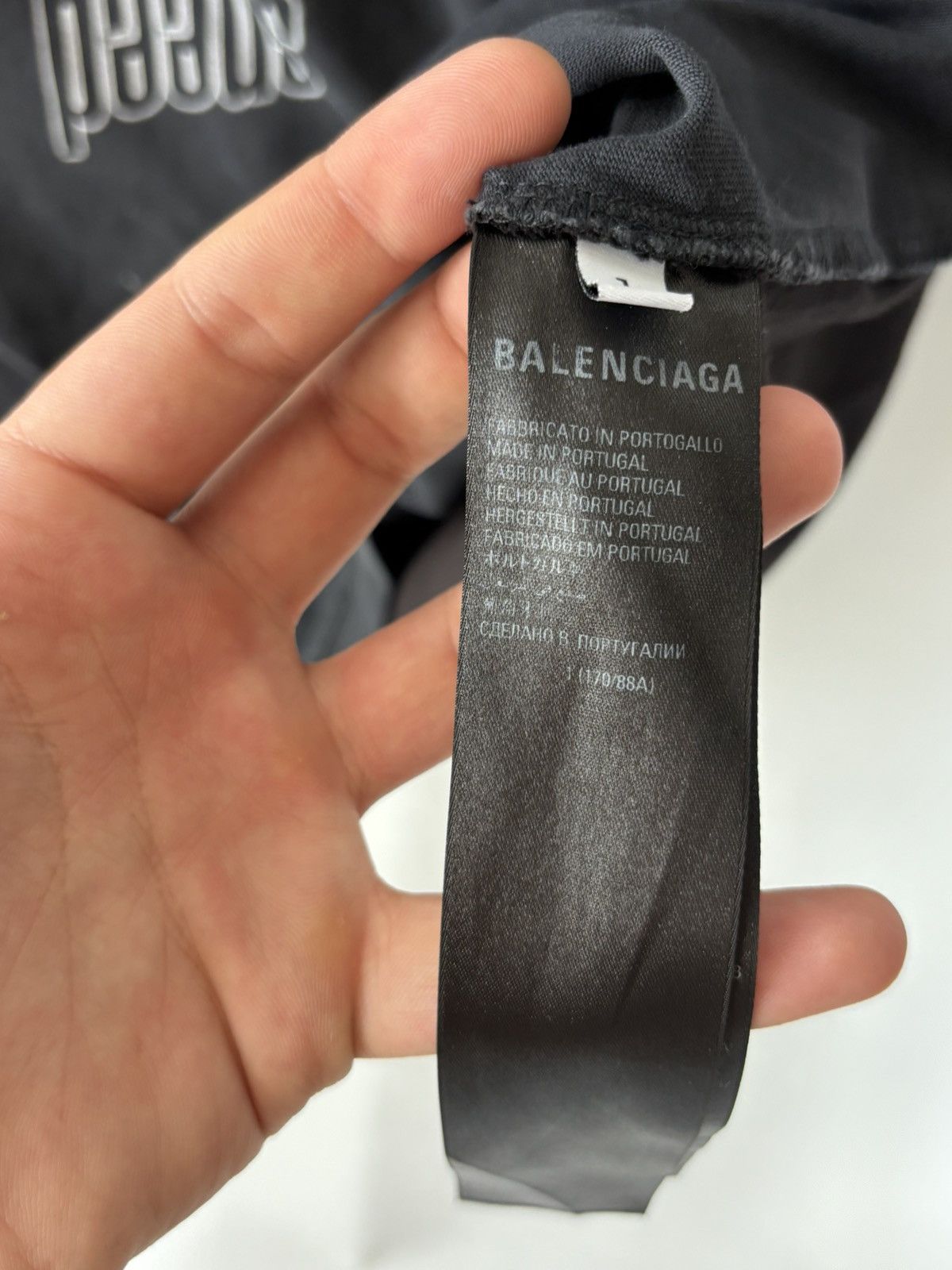 Balenciaga Balenciaga Speed Hunters Reconstructed Tshirt Size US XS / EU 42 / 0 - 12 Thumbnail
