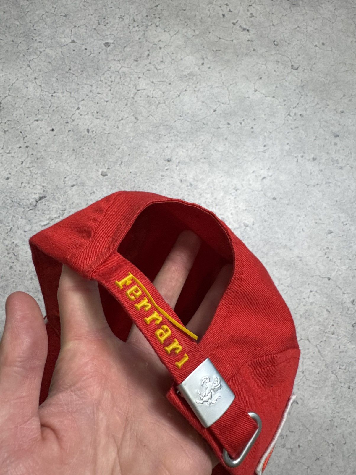 Ferrari Ferrari Vintage Racing Cap Big Logo Y2K Hype Size ONE SIZE - 5 Thumbnail