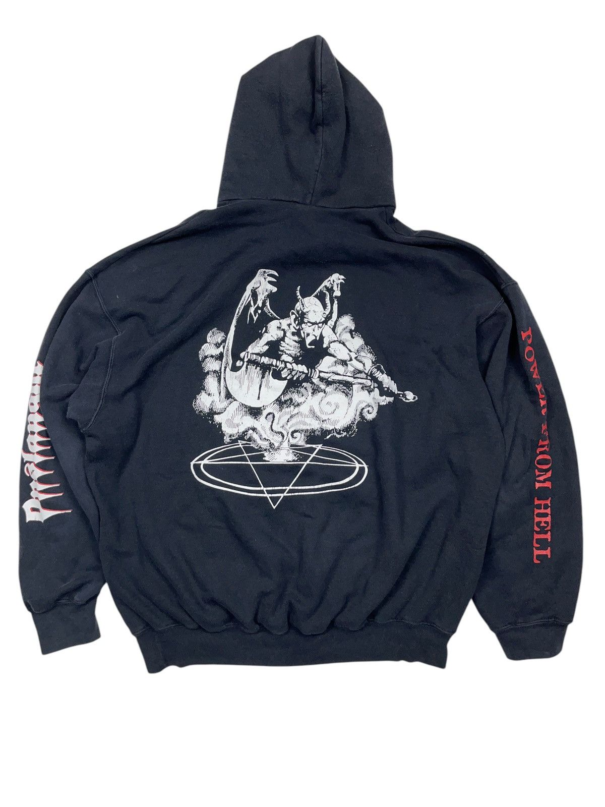 Band Tees Vintage Onslaught Power From Hell Band Metal Hoodie Size US XXL / EU 58 / 5 - 3 Thumbnail