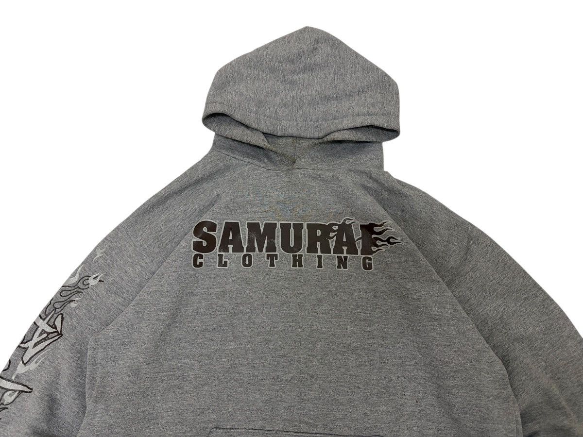 Japanese Brand SAMURAI CLOTHING 🇯🇵 WIND RIP KANJI FLAME SLEEVES GRAPHIC Size US XXL / EU 58 / 5 - 3 Thumbnail