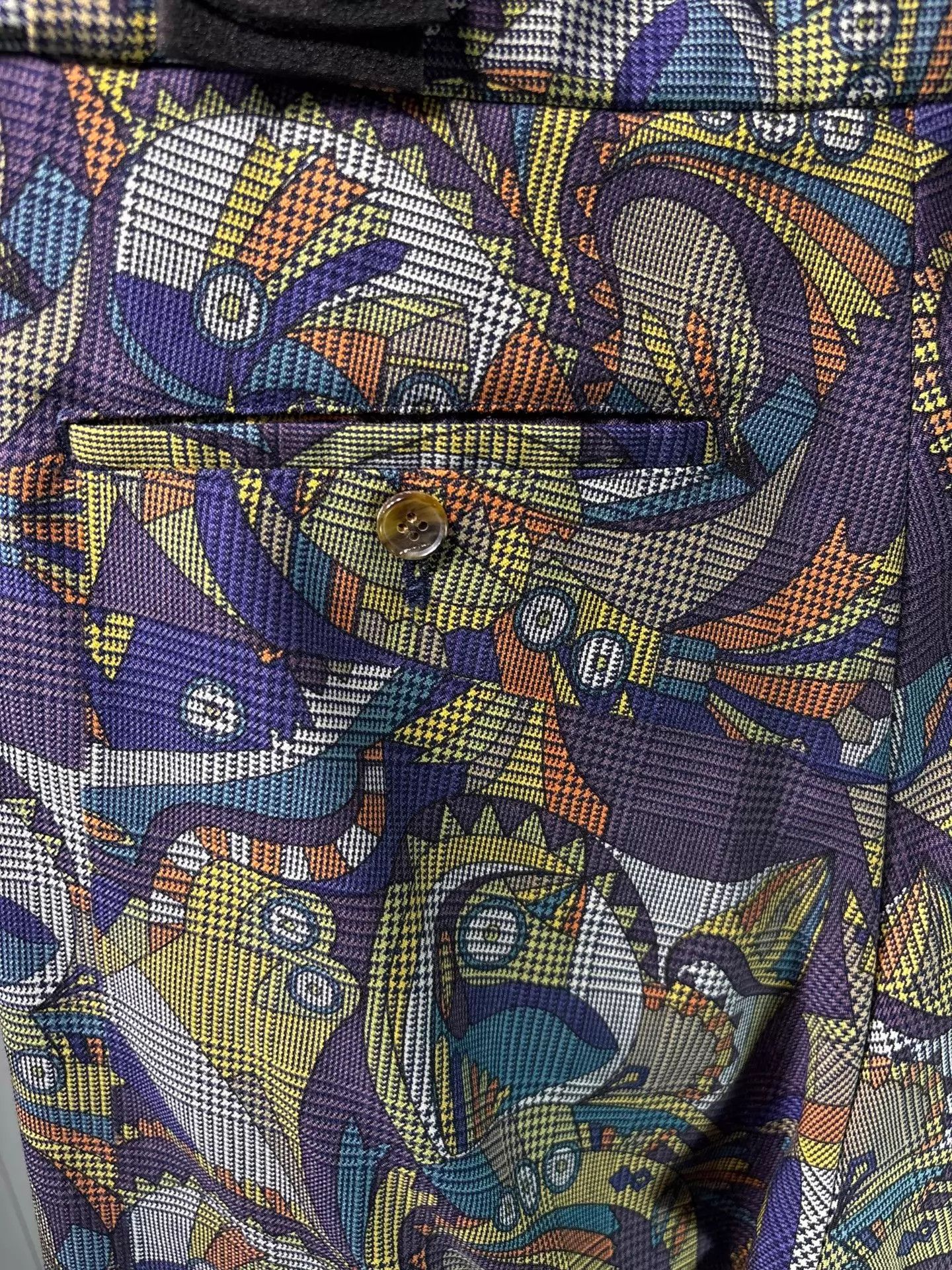 Comme des Garcons Comme des Garçons Homme Plus 02AW Totem Check Trousers Size US 30 / EU 46 - 3 Thumbnail