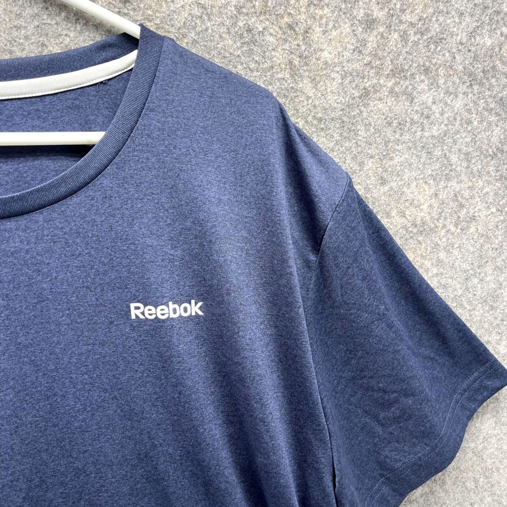 Reebok Reebok Shirt Men XL Blue Athletic Training Gym Crewneck Polyester Stretch Logo Size US XL / EU 56 / 4 - 4 Thumbnail