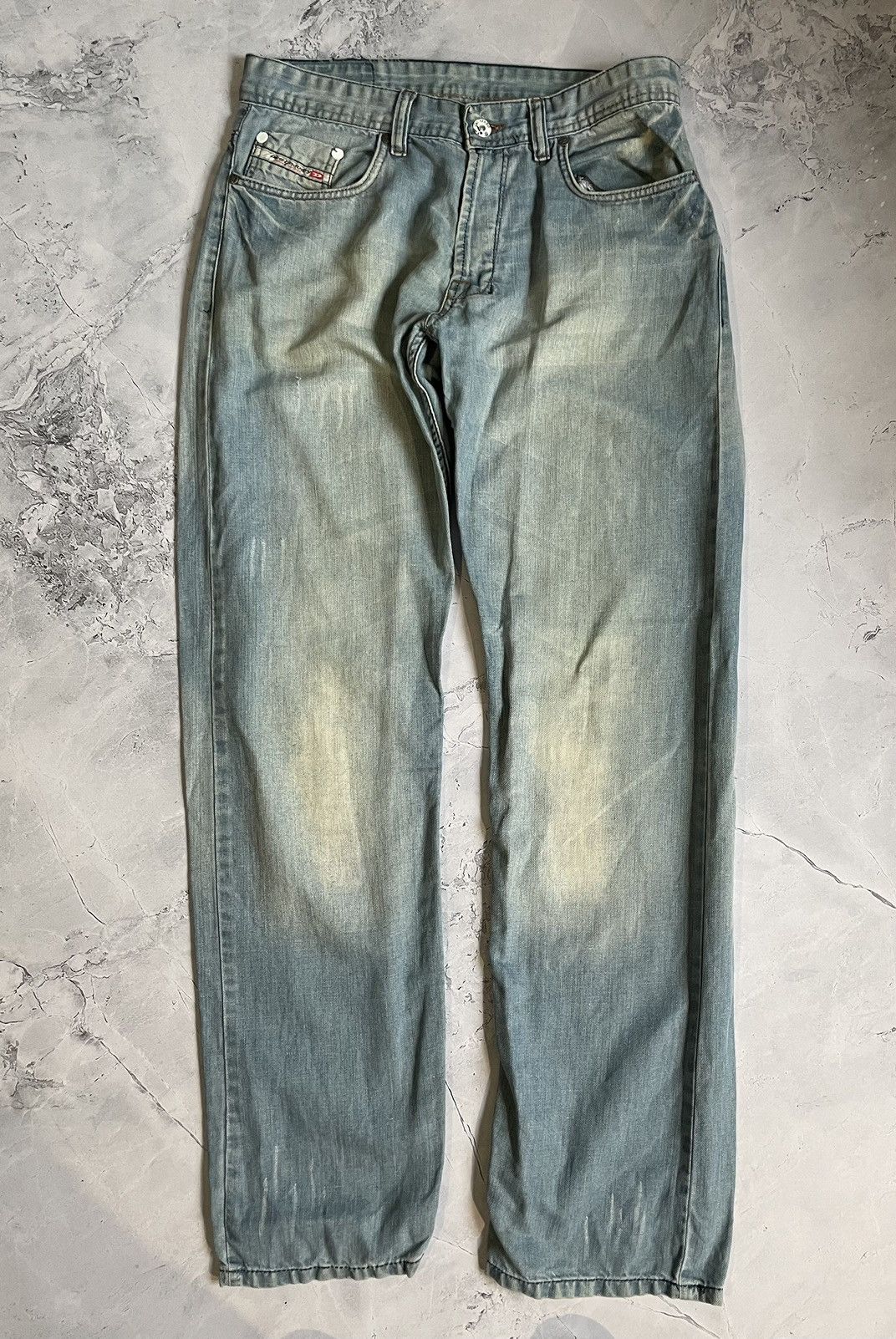 Diesel × Vintage Diesel US33 Denim Pants Faded Printed Size US 32 / EU 48 - 7 Thumbnail