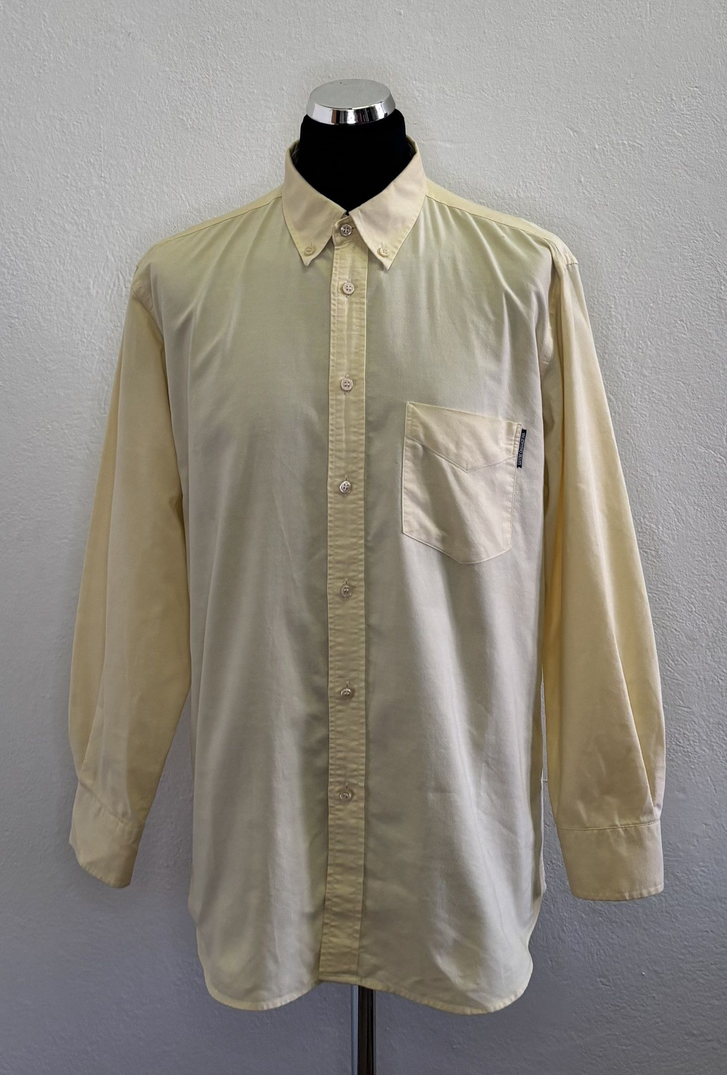 Valentino × Vintage Valentino Jeans yellow vintage shirt size. XL Size US XL / EU 56 / 4 - 1 Thumbnail