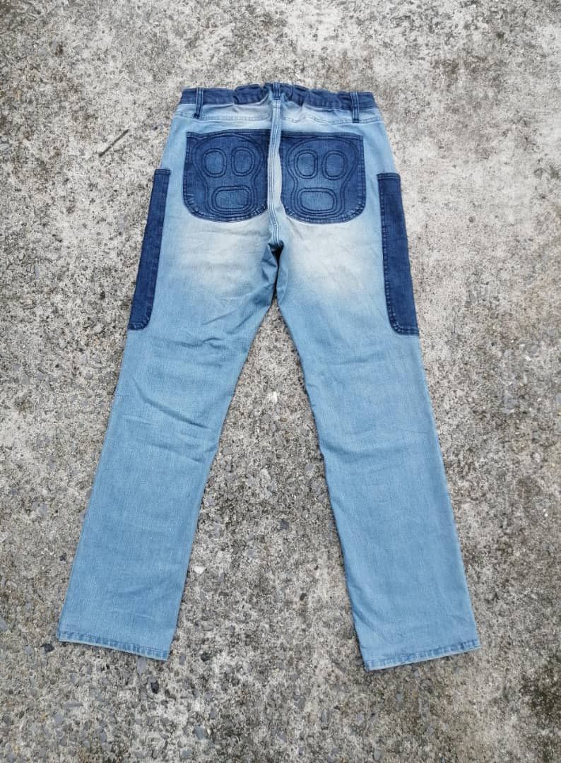 Issey Miyake × Japanese Brand × Tsumori Chisato Tsumori Chisato Nice Design Indigo Dye Denim Jeans Size US 28 / EU 44 - 1 Thumbnail