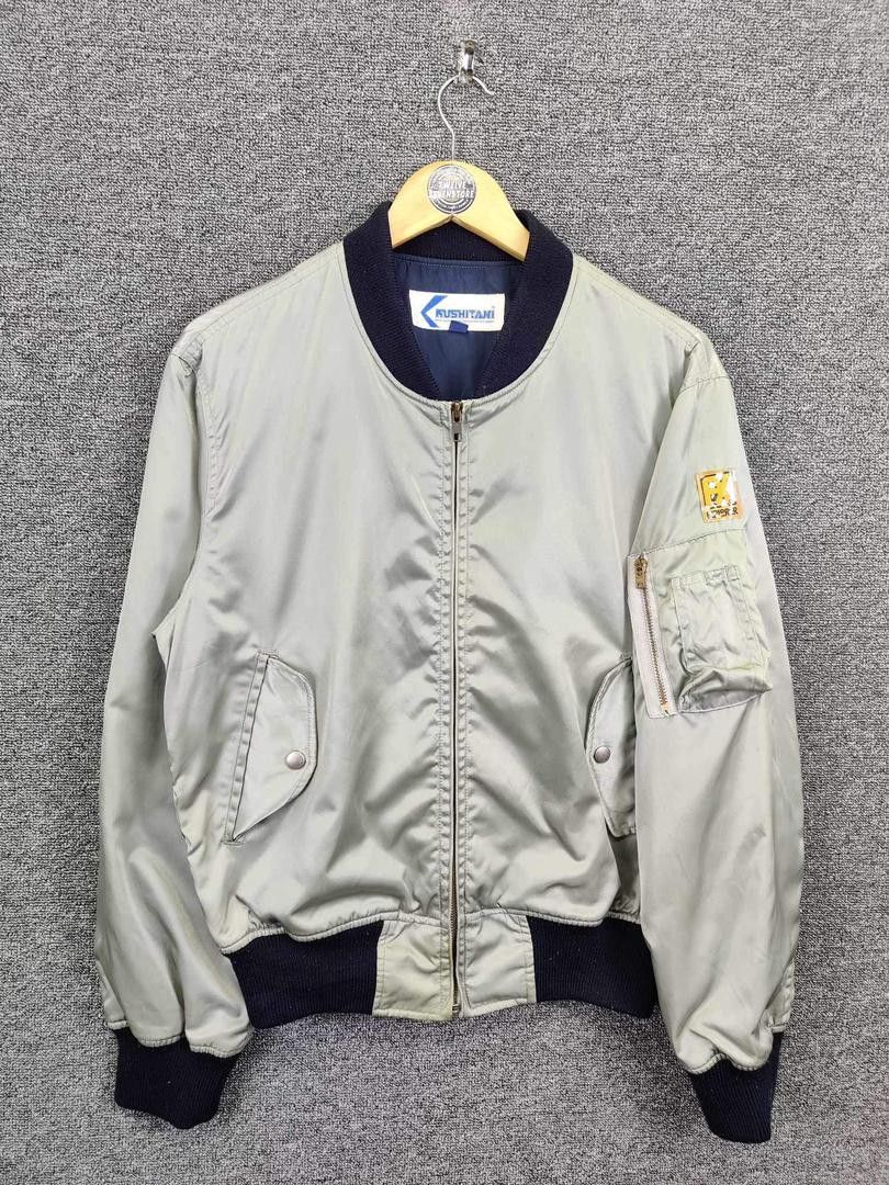 Japanese Brand Vintage Kushitani Motor Cycling Explorer Bomber Jacket Size US L / EU 52-54 / 3 - 3 Thumbnail