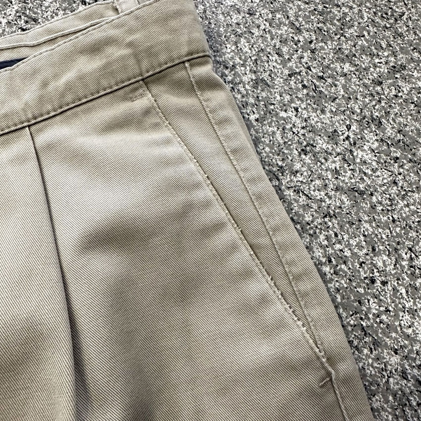 Dockers VINTAGE Dockers Khakis Pants Men 38x30 Slim Pleated Straight Cotton Beige Size US 38 / EU 54 - 2 Thumbnail