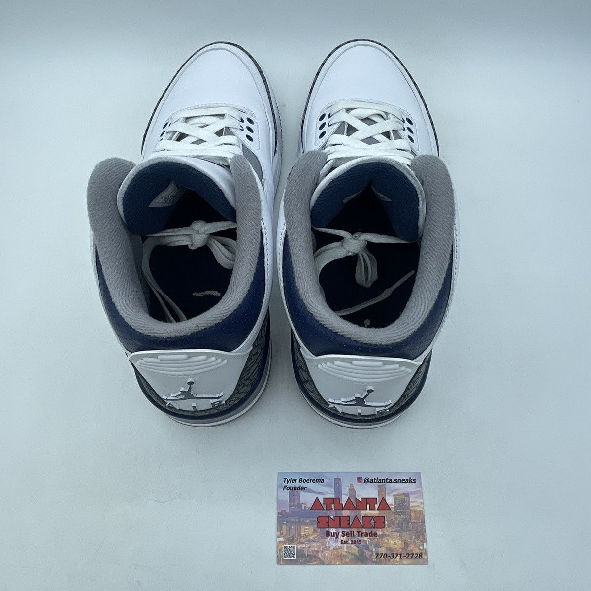 Jordan Brand Air Jordan 3 midnight navy Size US 8 / EU 41 - 6 Thumbnail