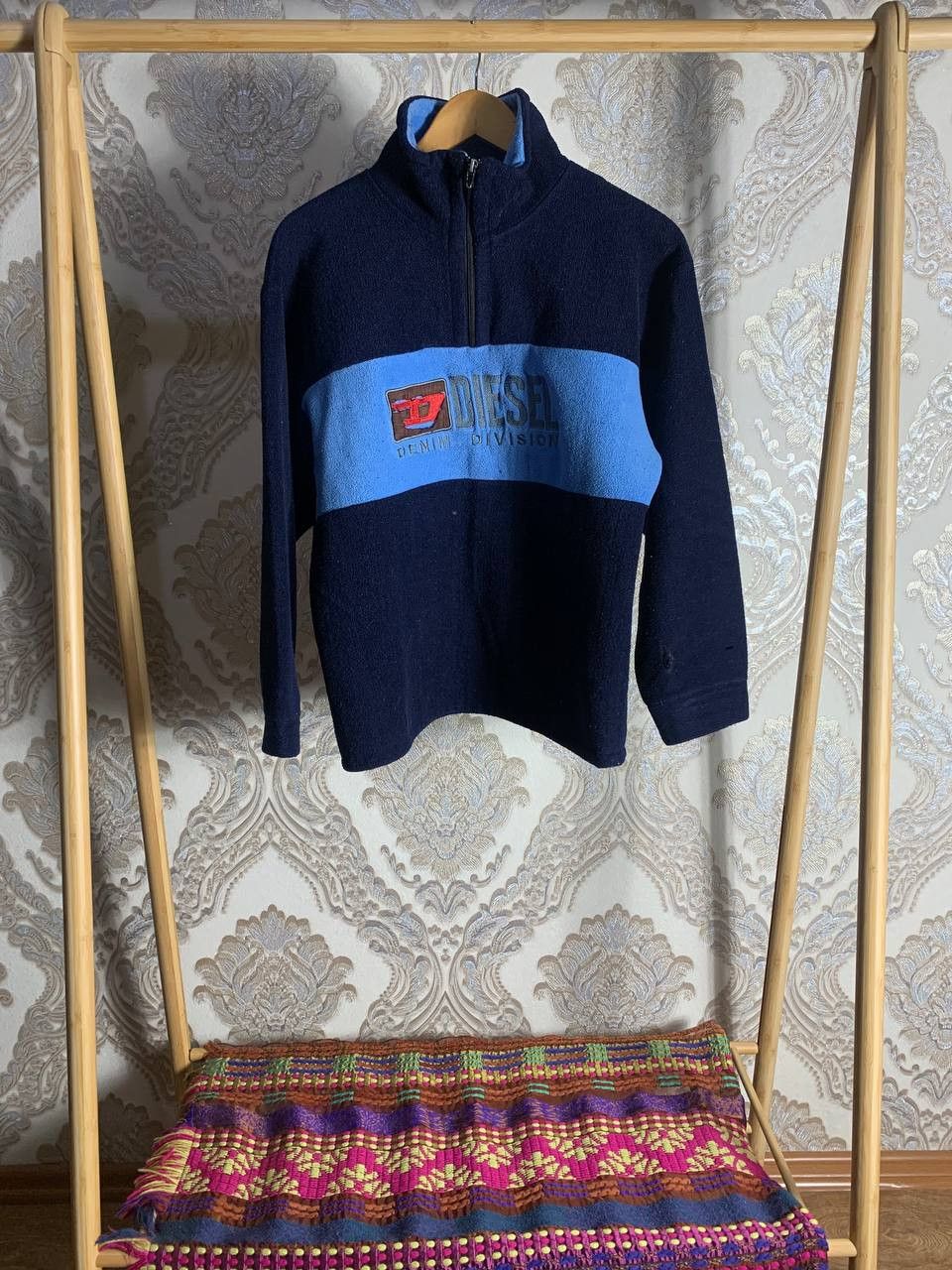 Diesel Vintage Diesel Industry Denim Division Retro Fleece Y2K 90s Size US S / EU 44-46 / 1 - 1 Thumbnail